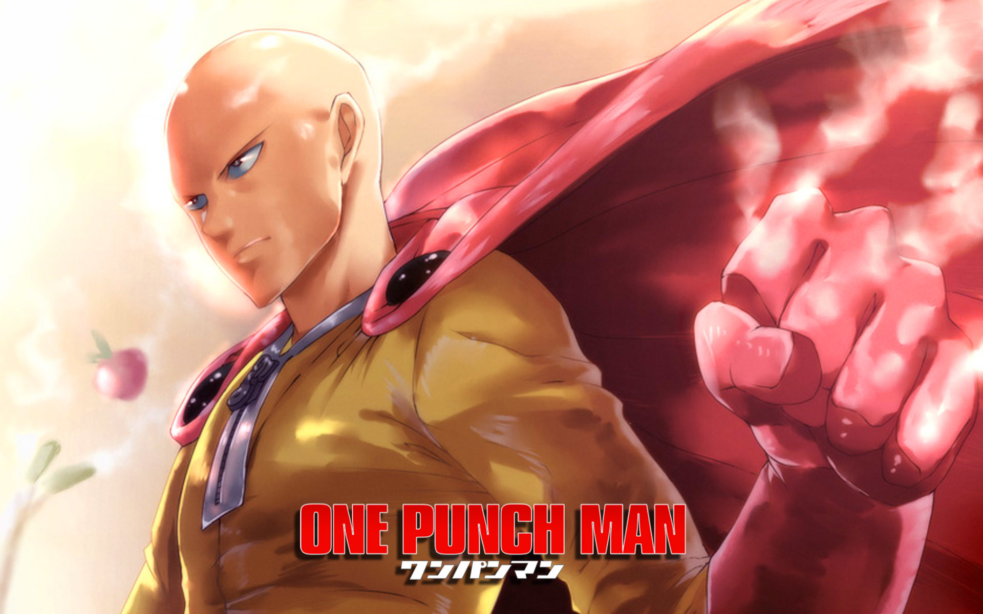 Saitama, One Punch Man, Logo, Mantello, Pugno, 1920x1200, sfondo MacBook Pro