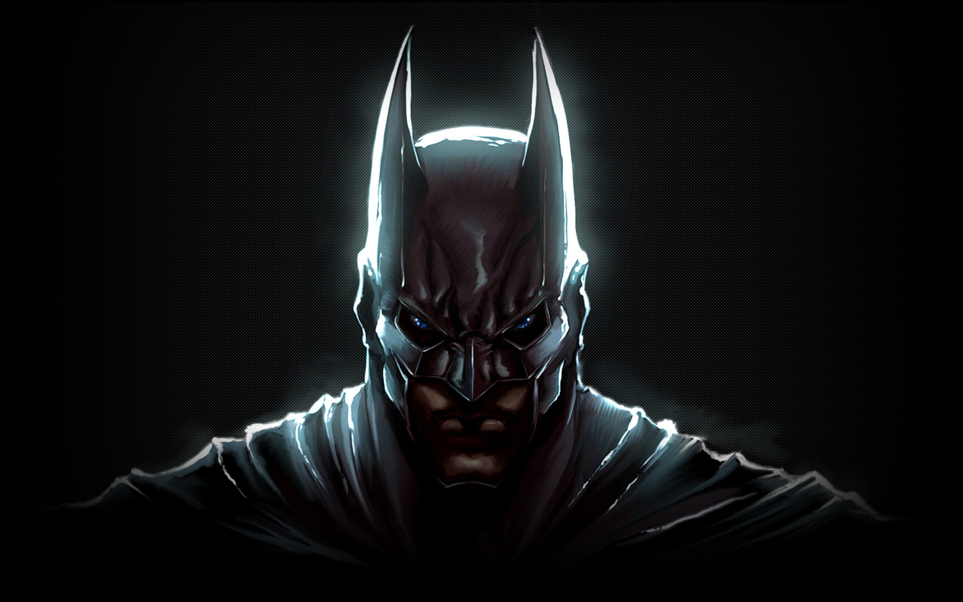 Batman, Primo piano, Arte digitale, Sfondo nero, 1920x1200, wallpaper desktop