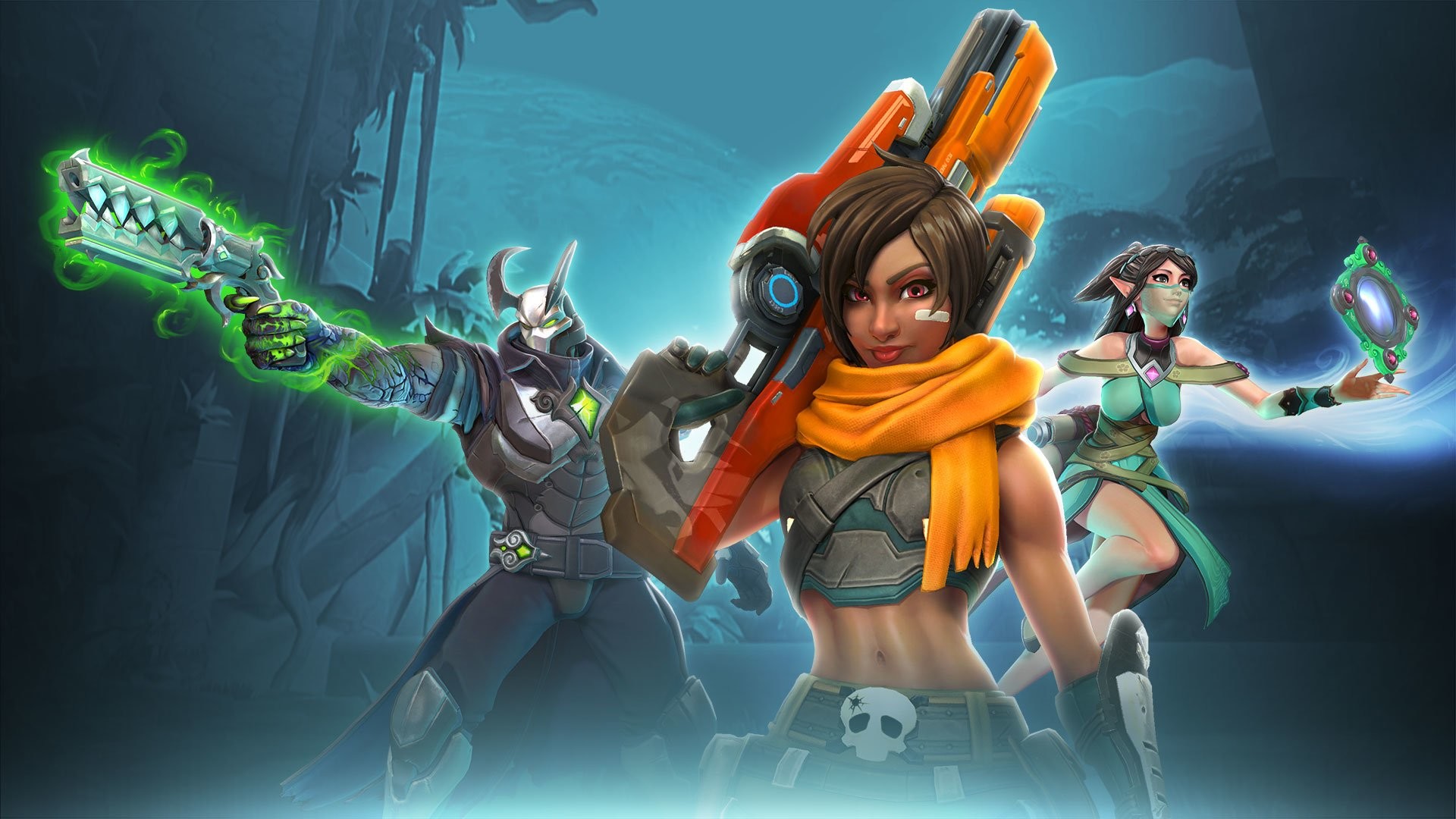 Kinessa, Paladins, Ying, Androxus, Fucile da cecchino, Sparatutto, sfondo desktop Full HD
