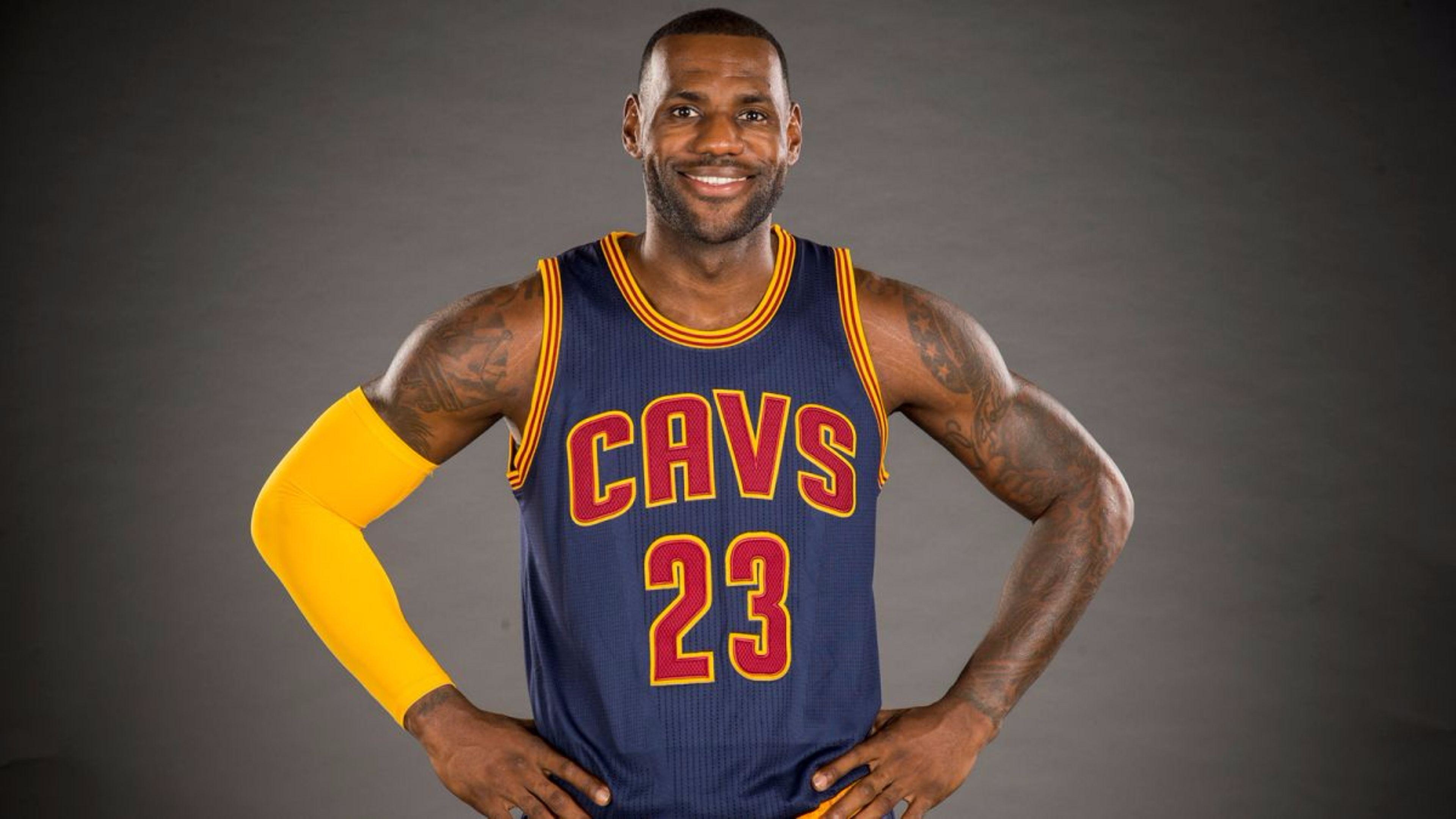 LeBron James, Cleveland Cavaliers, Numero 23, Sorriso, Ritratto, sfondo per portatile