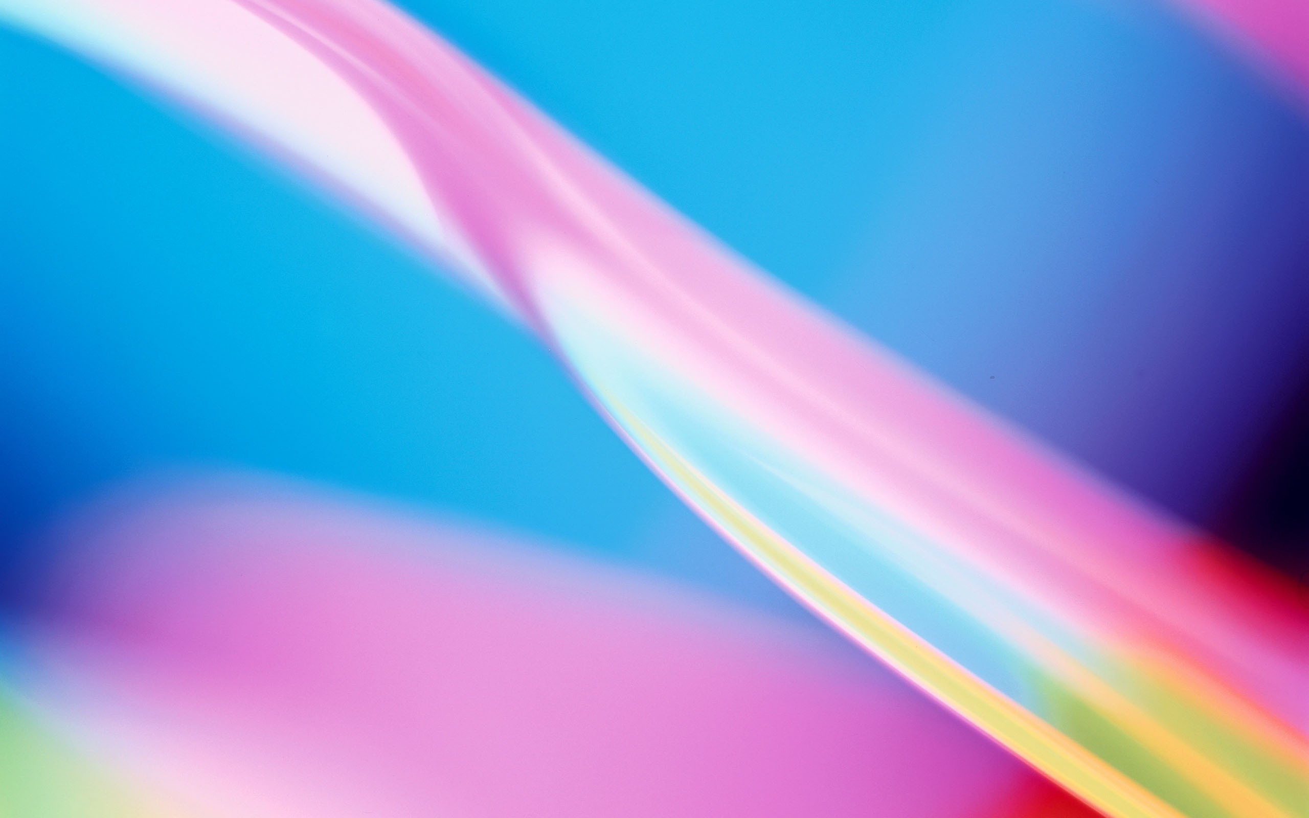 Linee morbide, Rosa, Azzurro, Arte astratta, 2K, sfondo Windows 11
