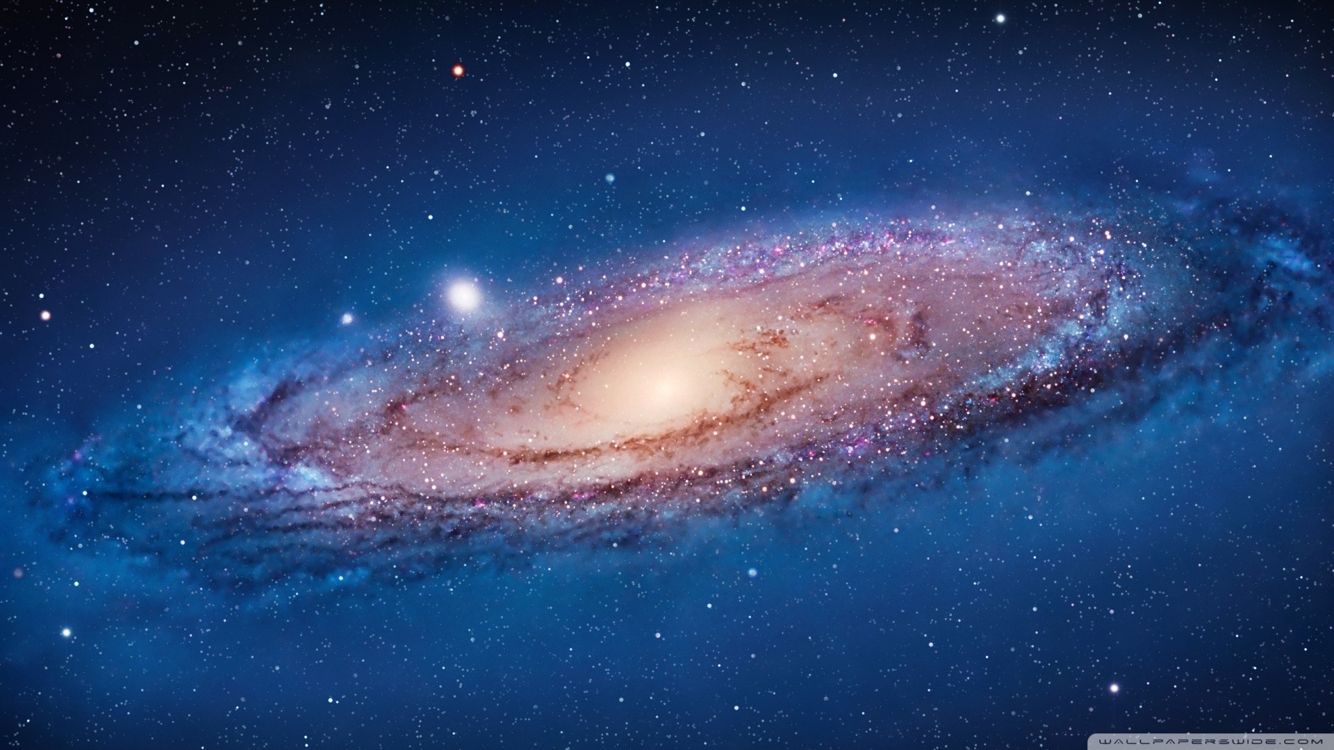 Galassia di Andromeda, M31, Galassia a spirale, Spazio, 1920x1080, wallpaper desktop