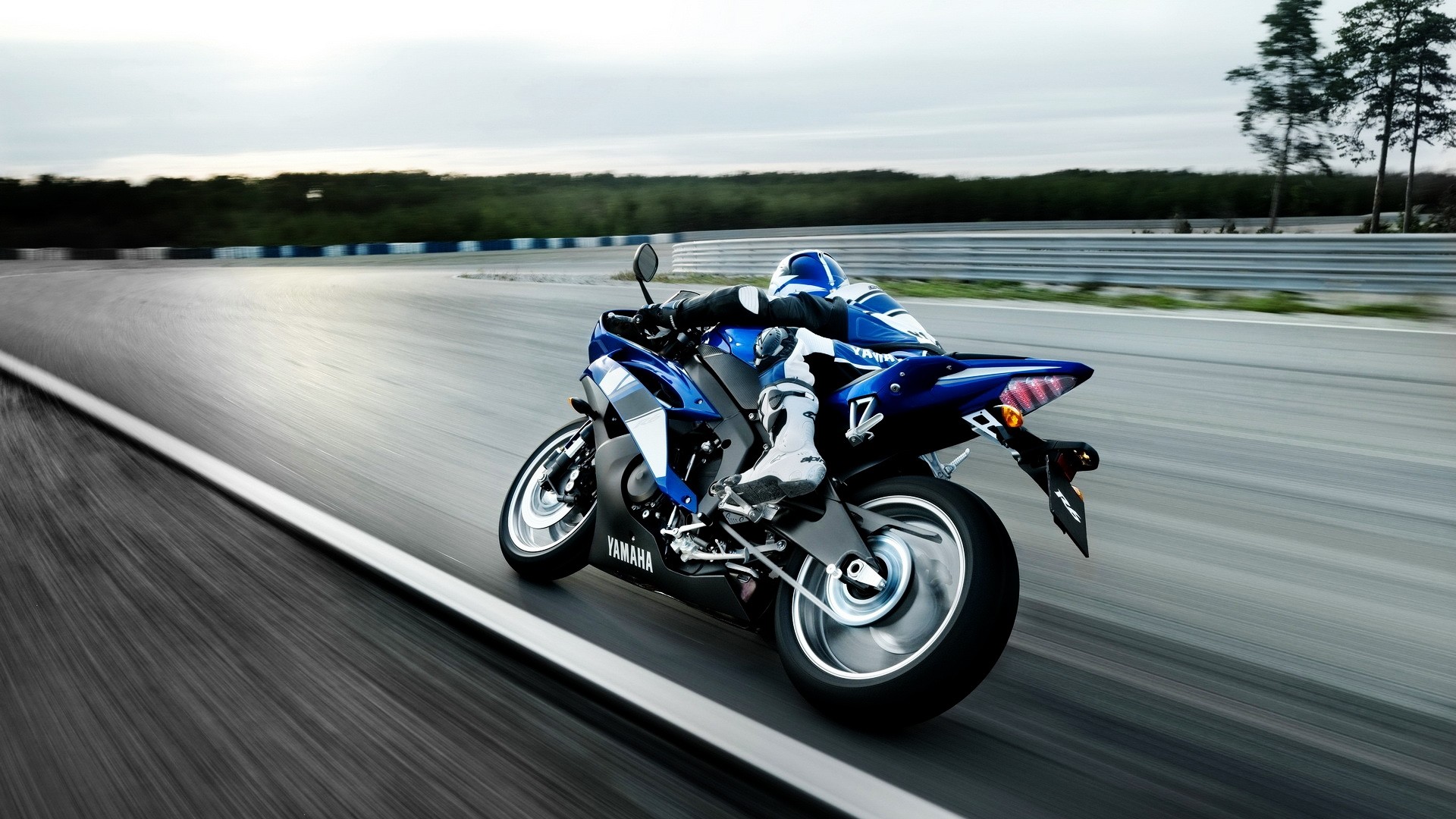 Yamaha YZF-R6, Pista, Velocità, Full HD, sfondo per PC e portatile