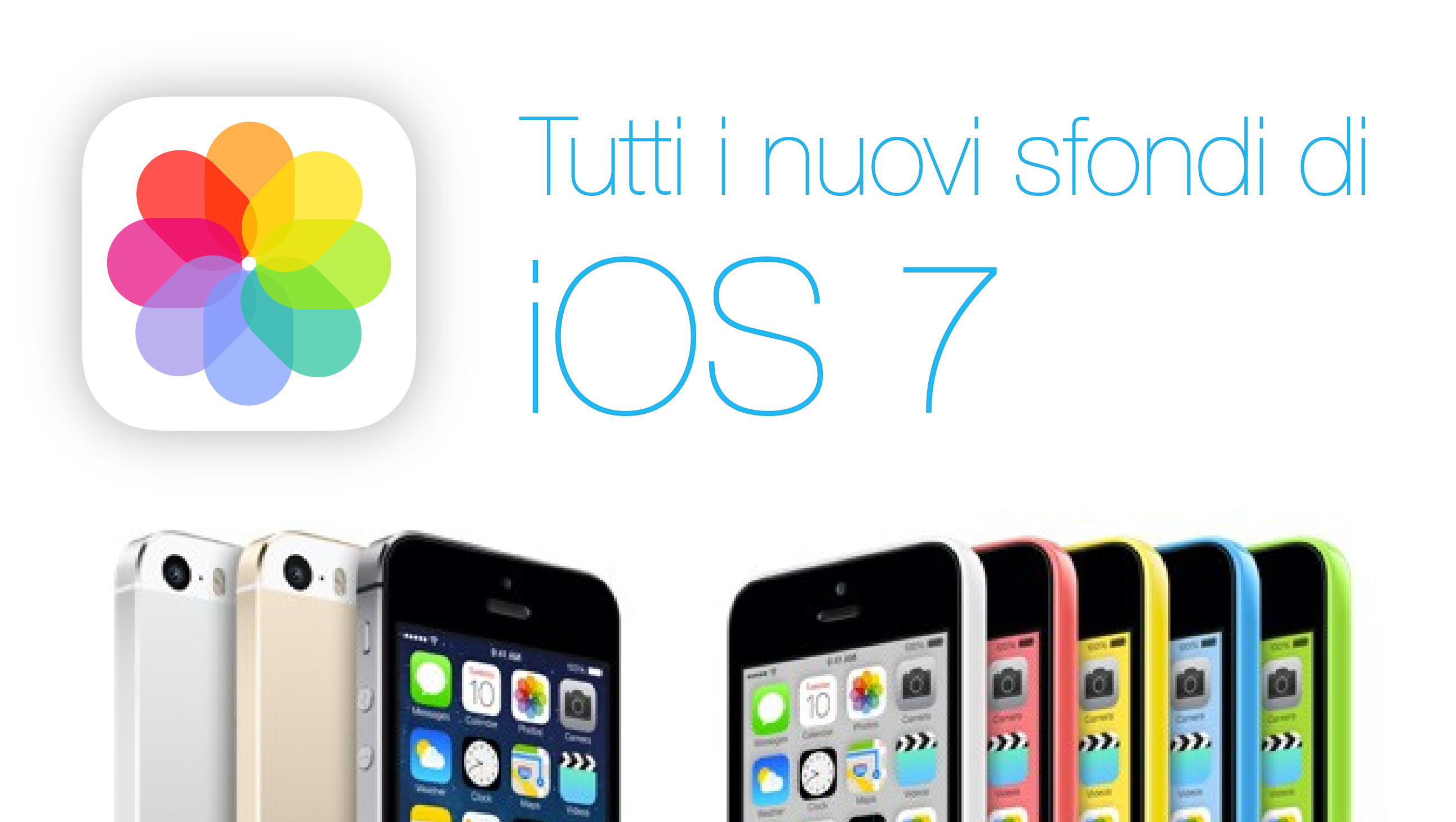 iOS 7, iPhone 5s, iPhone 5c, Icona Foto, 2K, sfondo per portatile