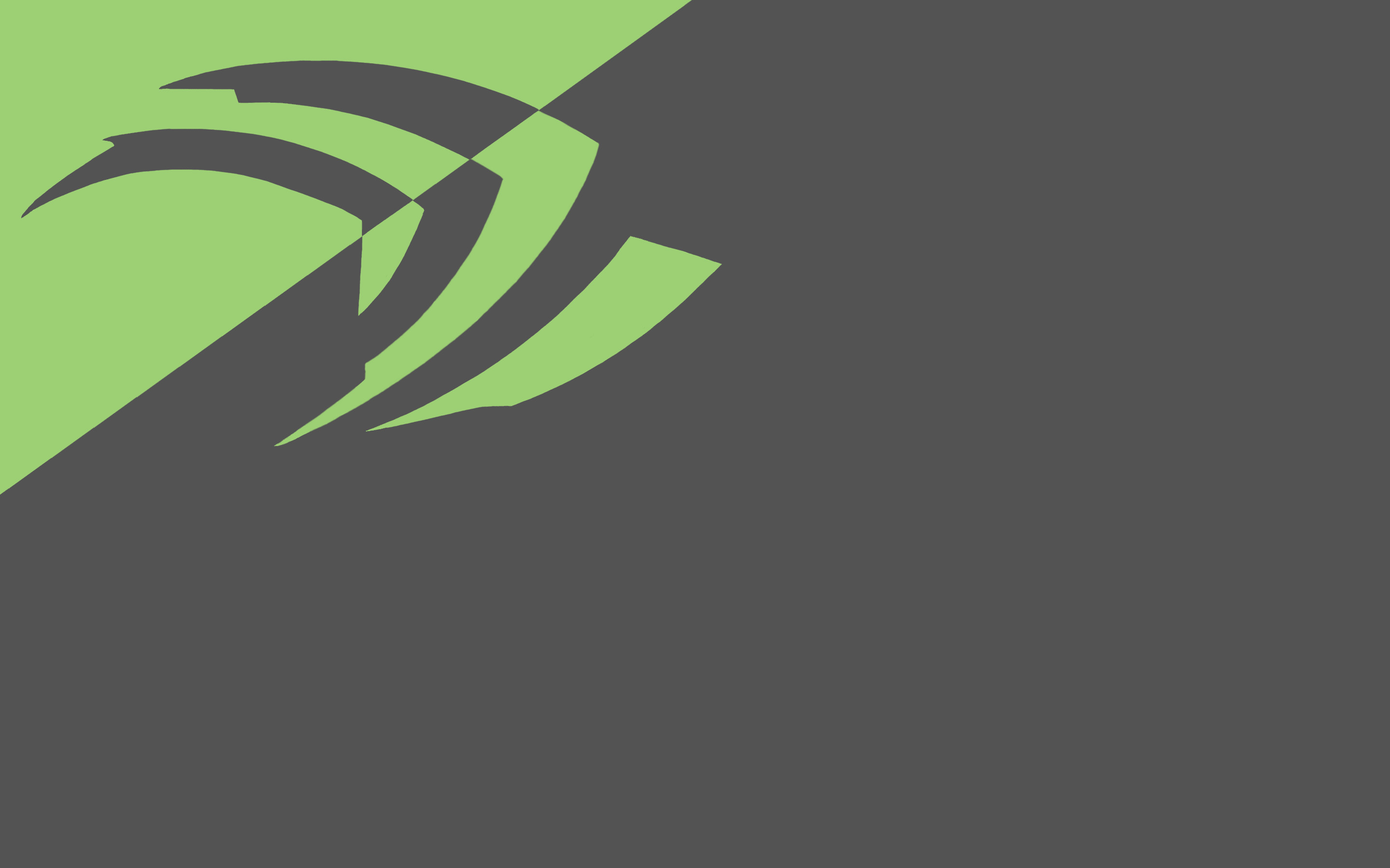 Logo Nvidia, Nvidia, Minimalismo, Grigio, 2K, sfondo per portatile