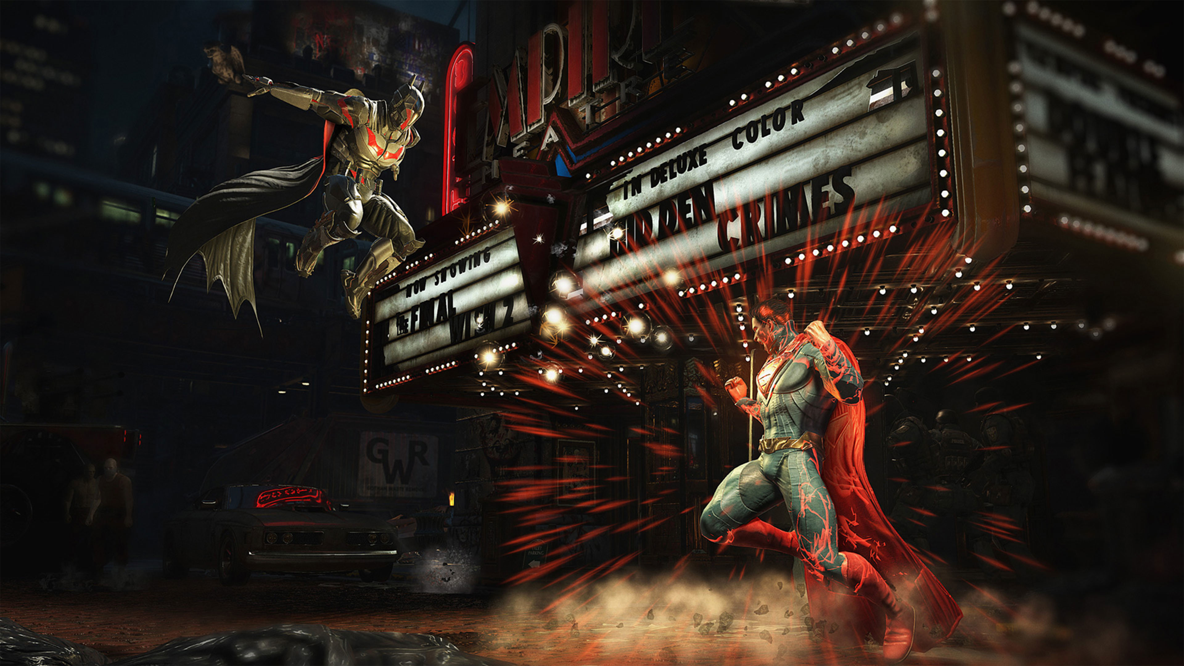 Injustice 2, Robin, Superman, DC Comics, 4K, sfondo Windows 11