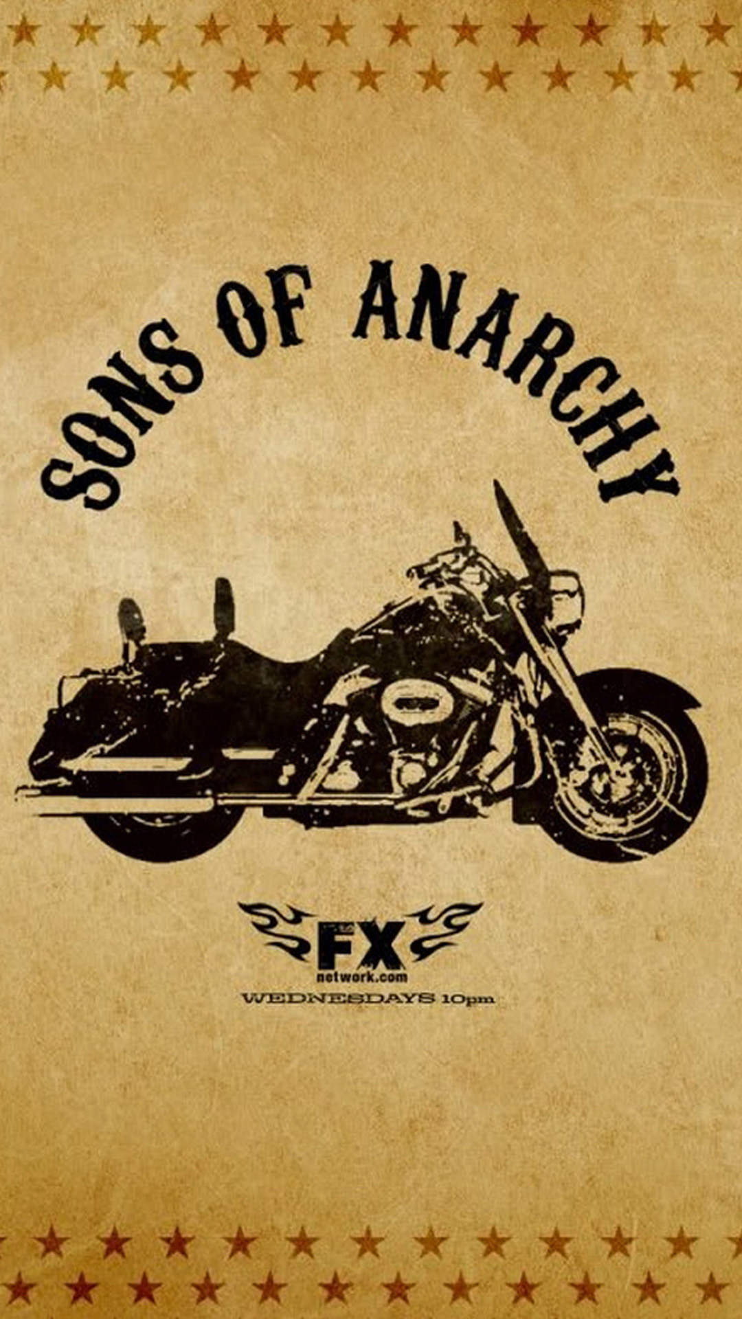 Sons of Anarchy, Harley-Davidson, FX, Poster vintage, sfondo per iPhone e Android