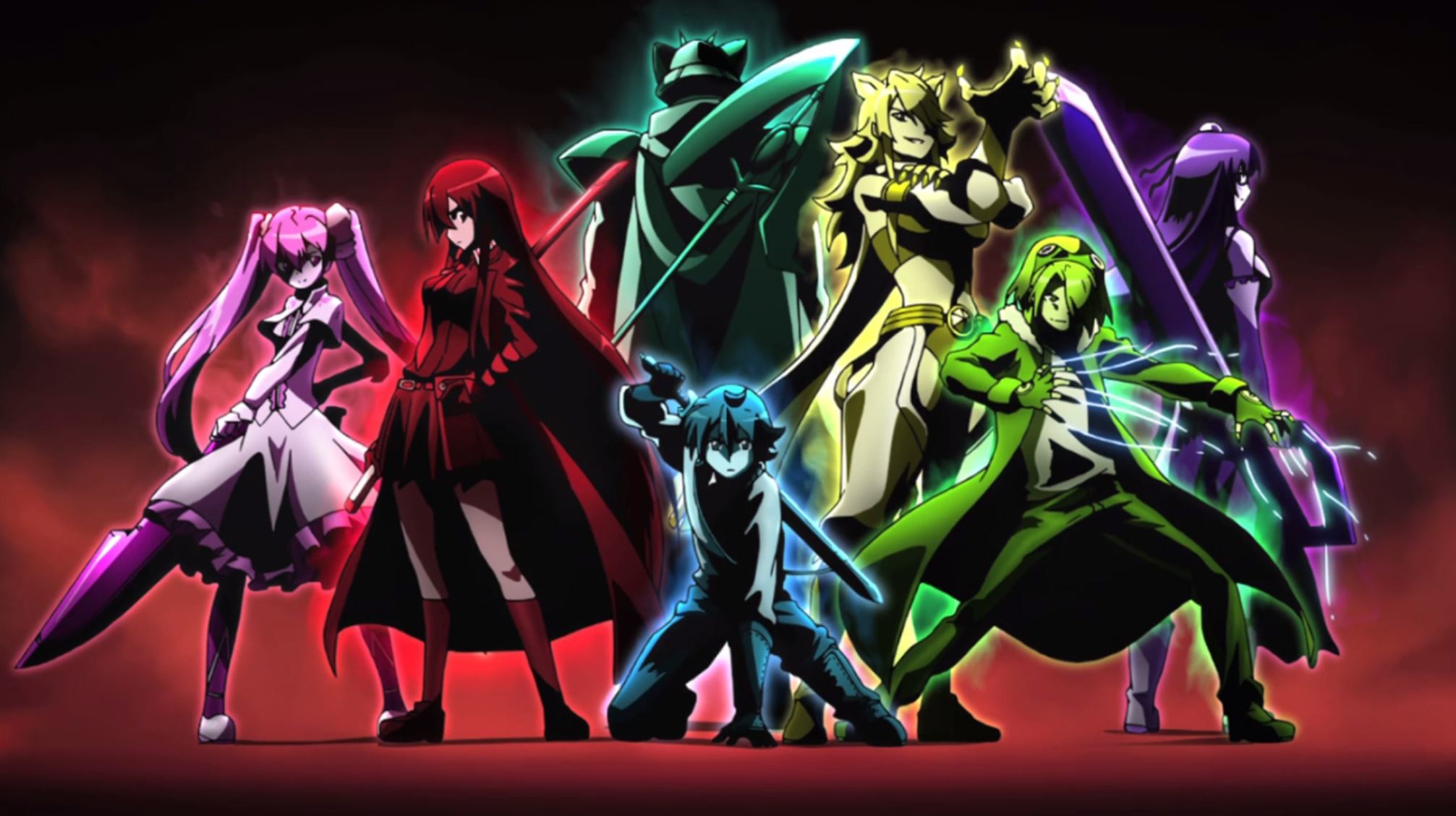 Night Raid, Akame ga Kill!, Teigu, Neon, Full HD, sfondo per PC e portatile