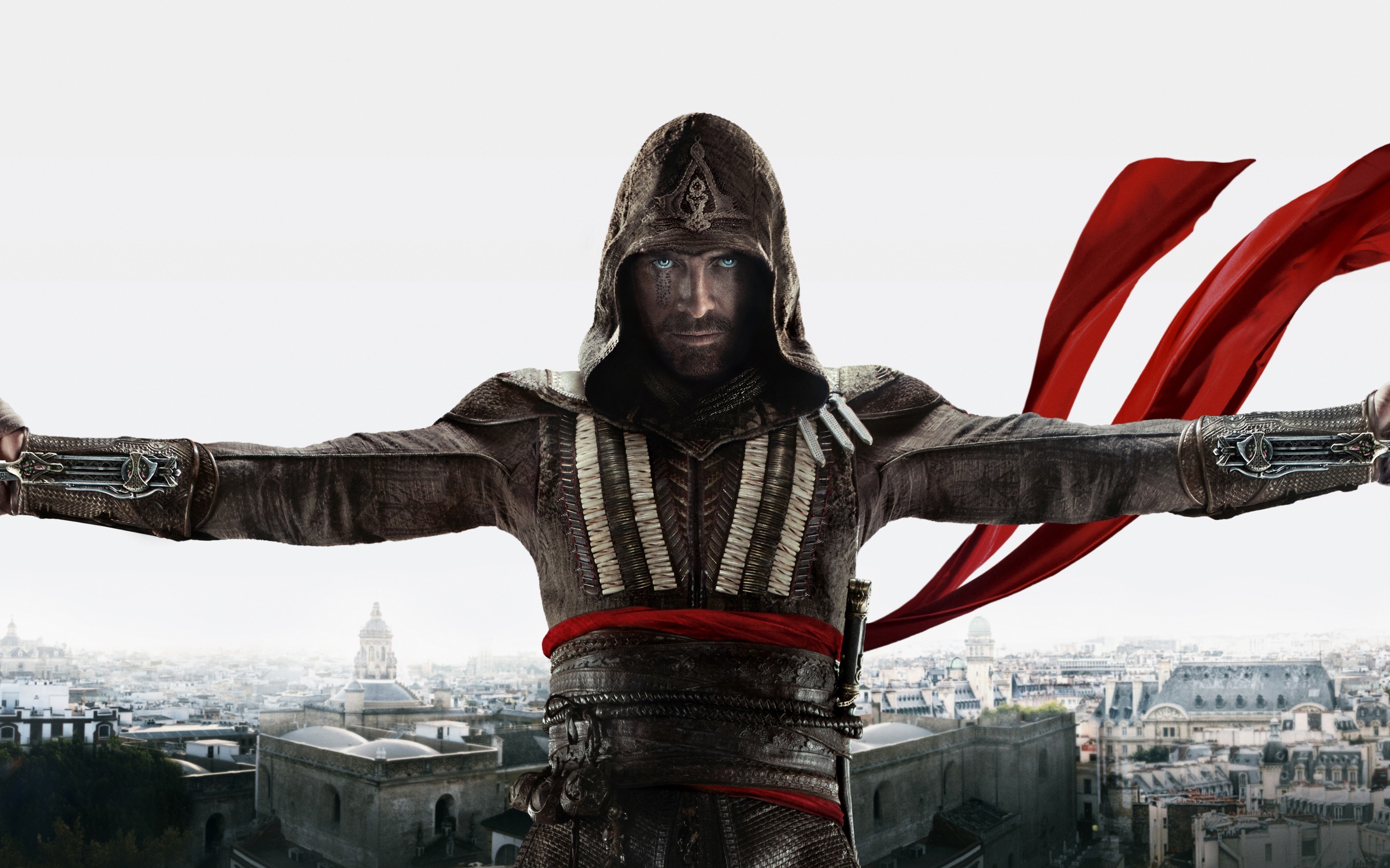 Michael Fassbender, Aguilar de Nerha, Assassin's Creed, Film, Lame celate, Città, sfondo 2K