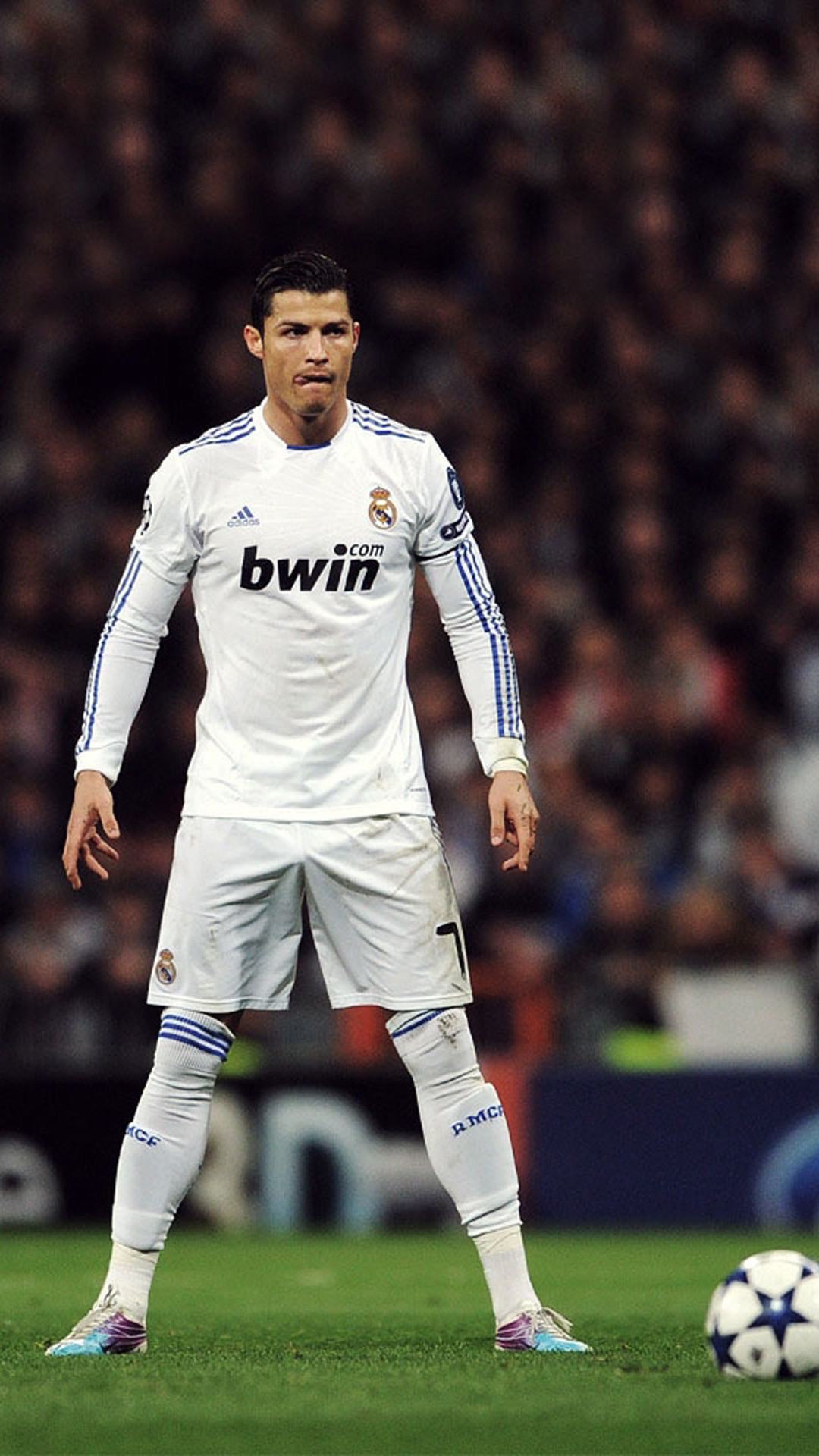 Cristiano Ronaldo, Real Madrid, Stadio, Calciatore, 1080x1920, schermata di blocco iPhone