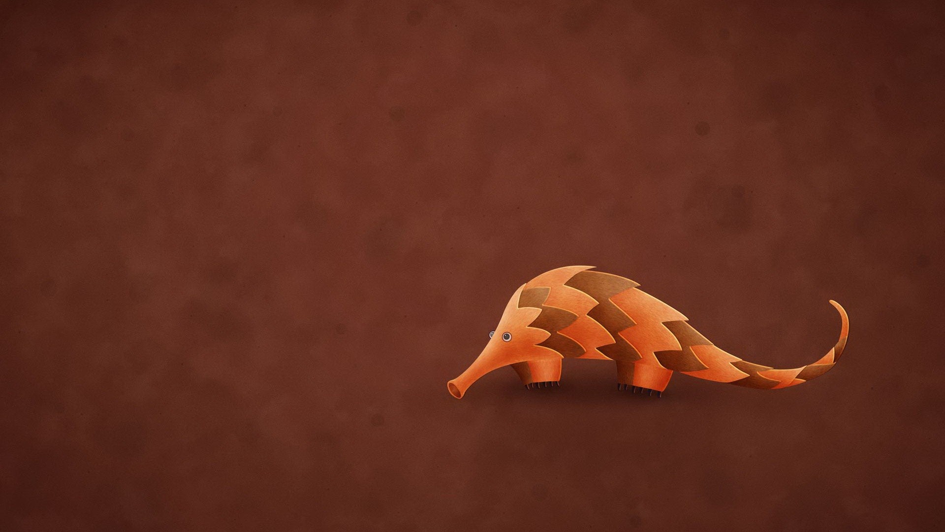 Precise Pangolin, Ubuntu 12.04, Pangolino, Marrone, Full HD 1080p, sfondo desktop