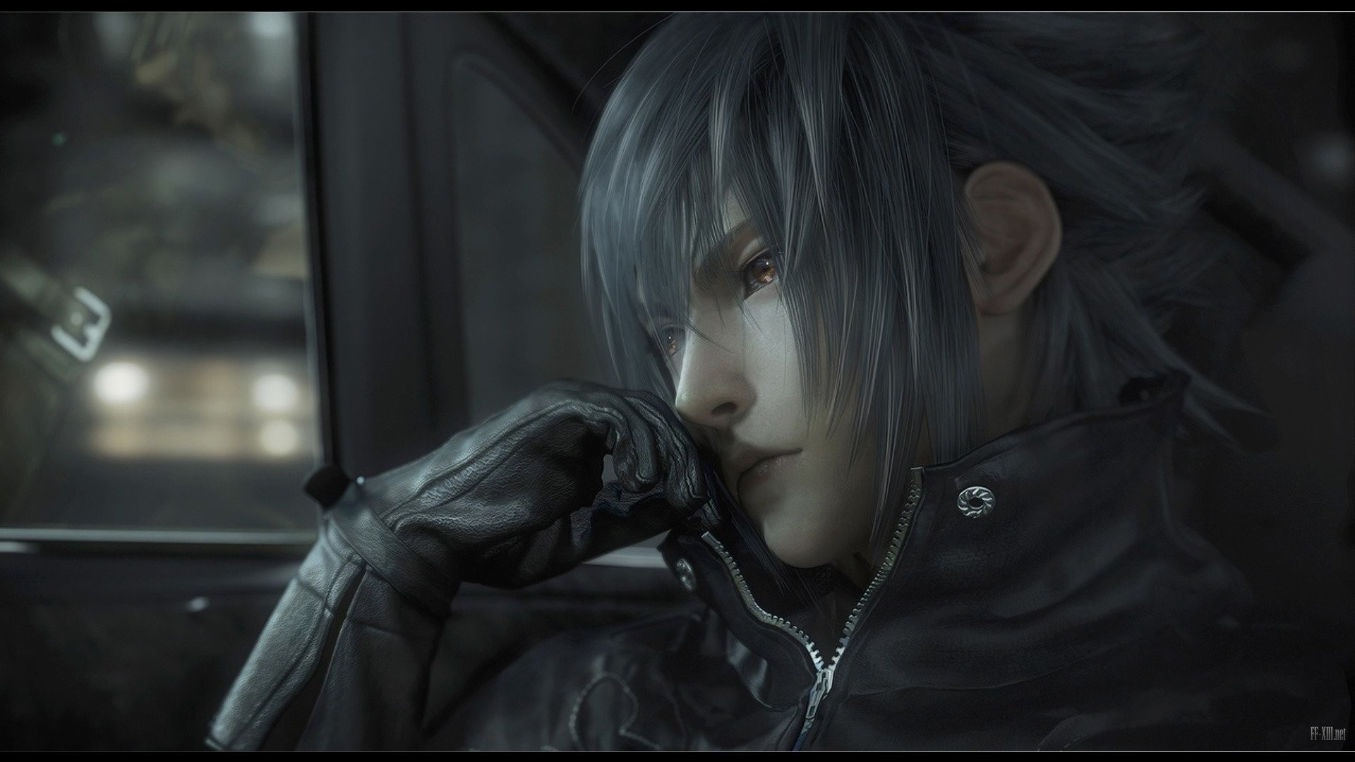 Noctis Lucis Caelum, Final Fantasy Versus XIII, Primo piano, Pensieroso, sfondo per portatile