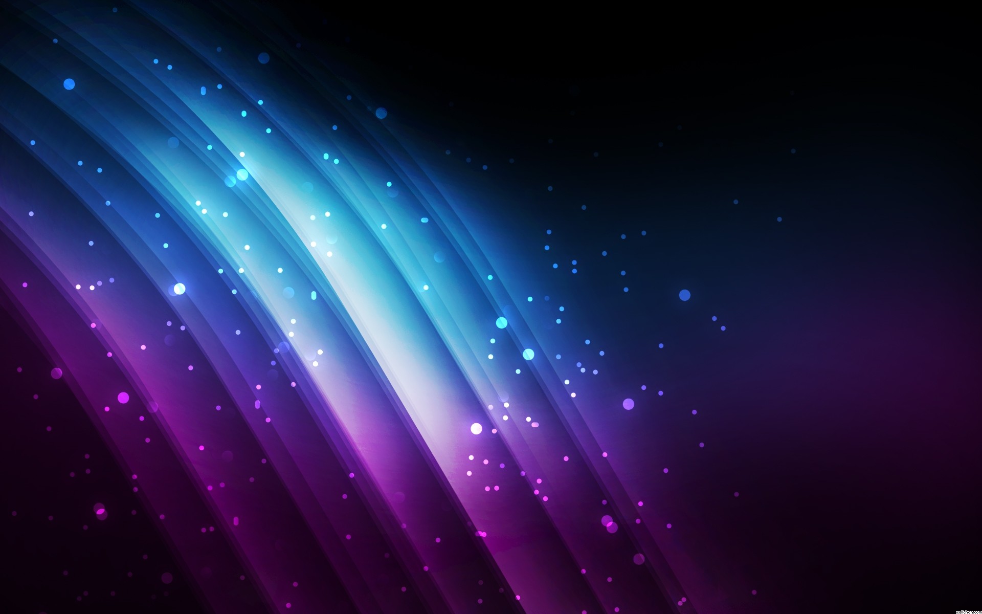 Viola, Scie di luce, Blu, Particelle, Full HD, sfondo per PC