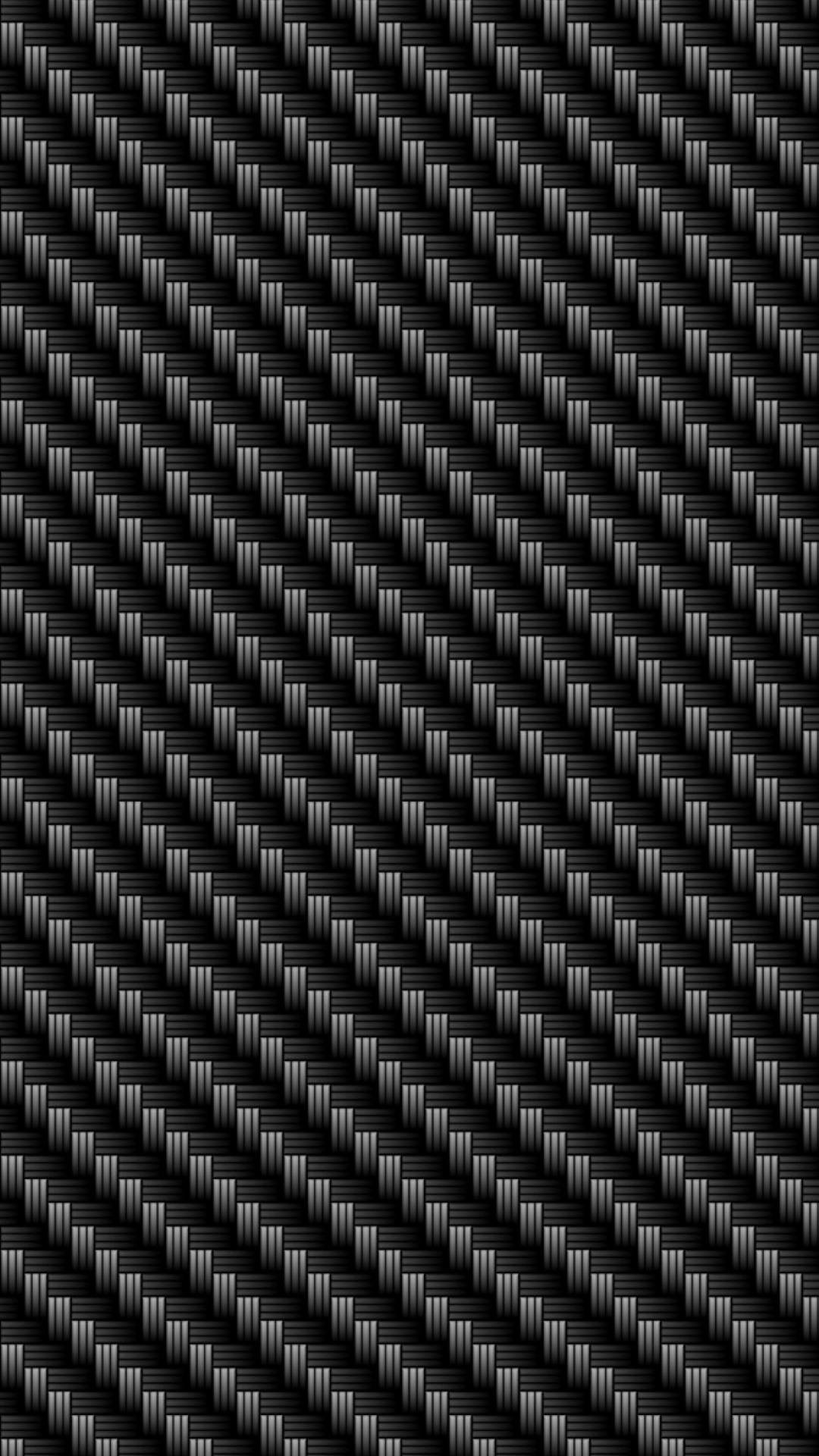 Fibra di carbonio, Trama diagonale, Nero, Texture, 1080x1920, schermata di blocco iPhone