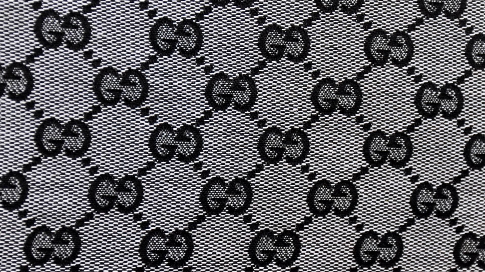 Gucci, Monogramma GG, Tessuto, Grigio, Full HD, sfondo per PC