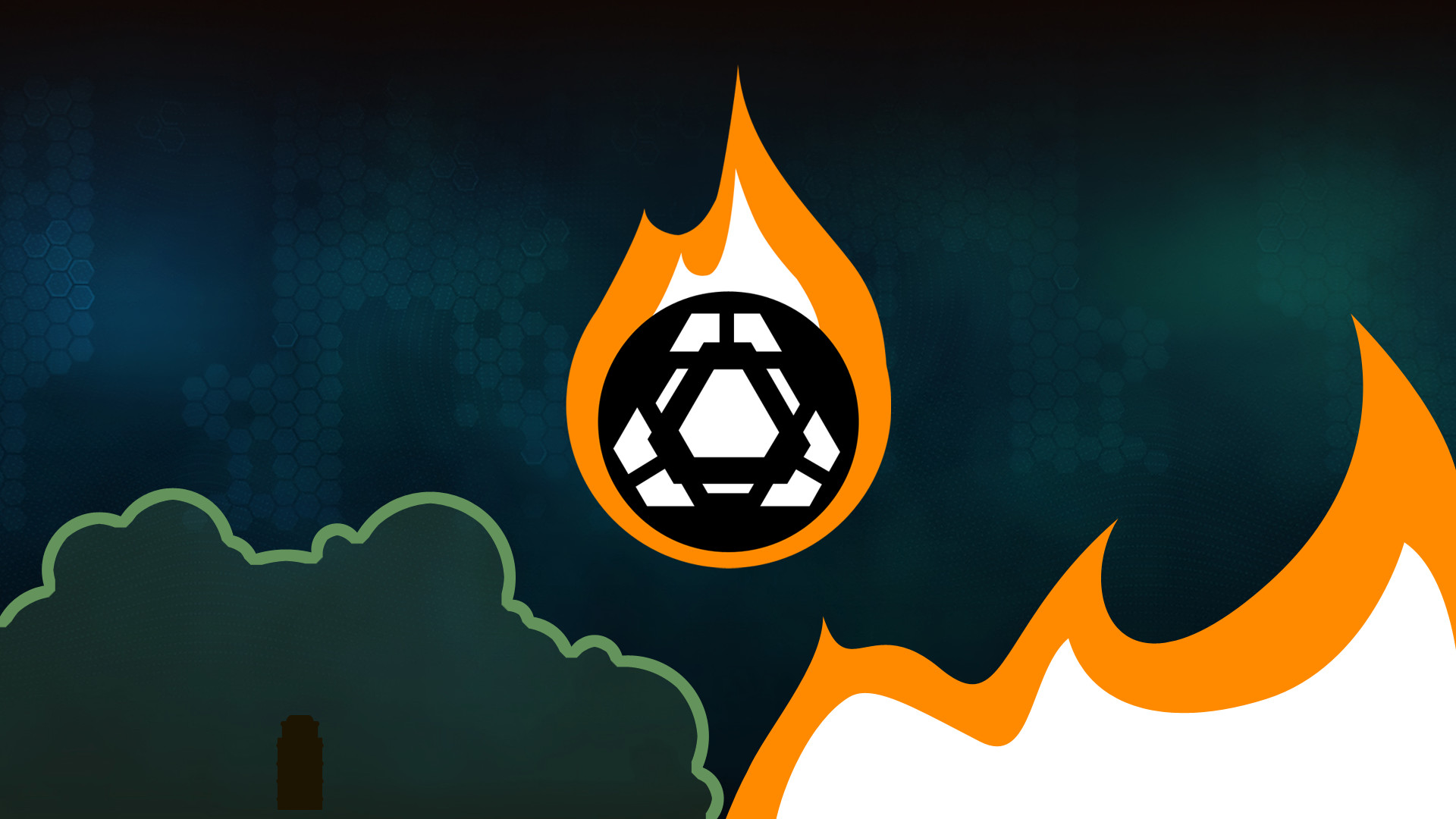 Titanfall 2, Scorch, Simbolo, Fiamme, Minimalismo, 16:9 Full HD, sfondo widescreen