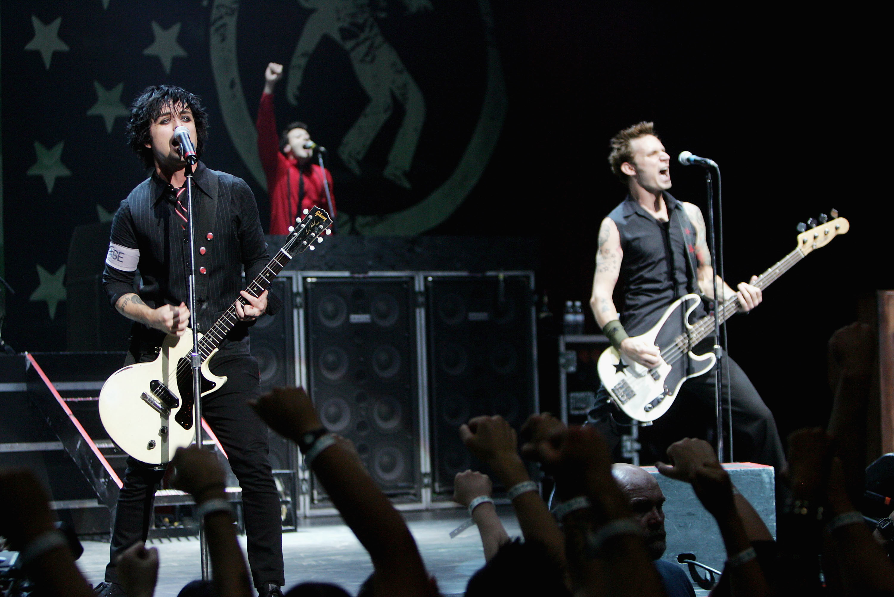 Green Day, Billie Joe Armstrong, Mike Dirnt, Concerto, 2K, sfondo per portatile
