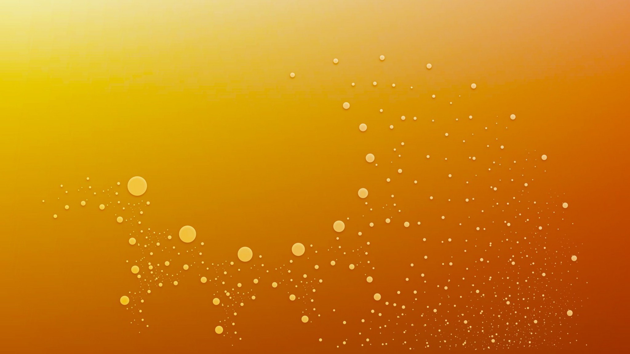 Bolle, Astratto, Arancione e giallo, Full HD, sfondo Windows 11