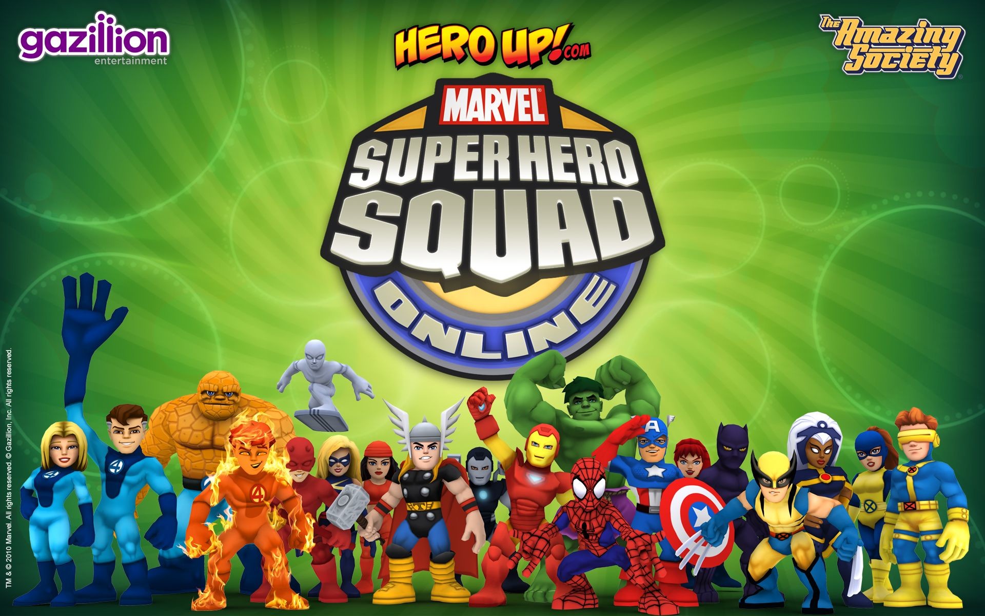 Marvel Super Hero Squad Online, Marvel, Spider-Man, Supereroi, 1920x1200, immagine di sfondo