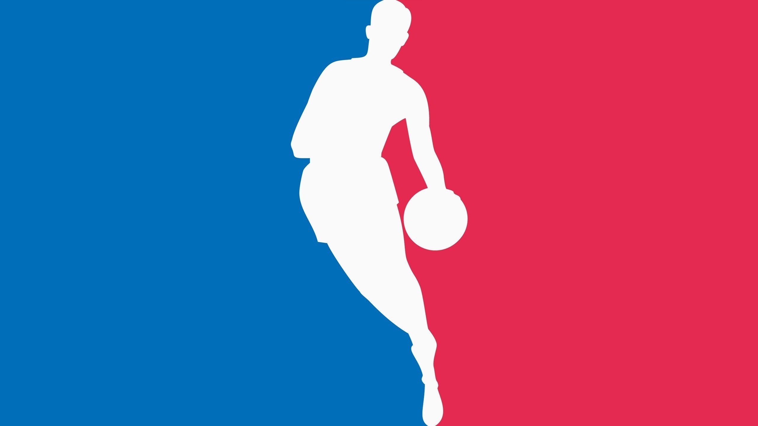 NBA, Logo, Jerry West, Blu e rosso, 2K, sfondo per PC