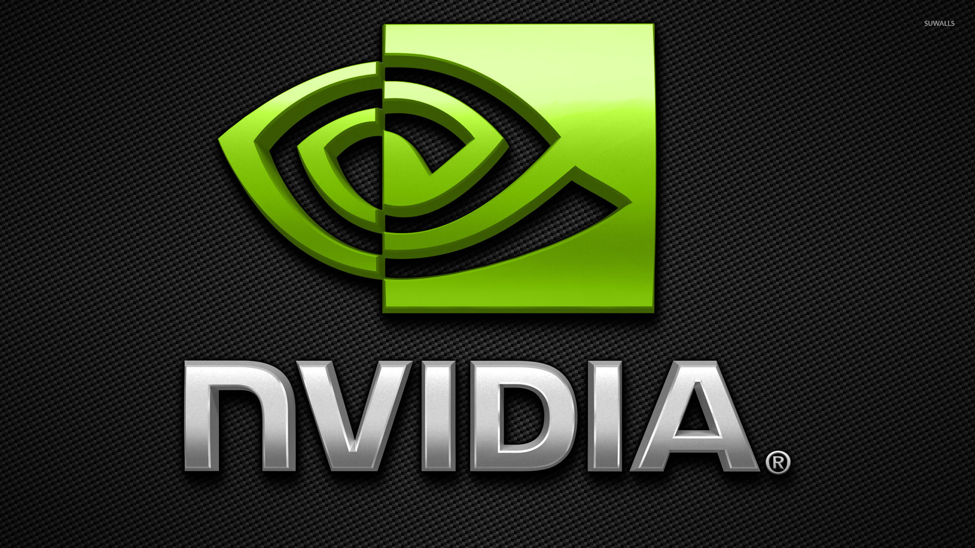 Nvidia, Logo, Occhio, Verde, Full HD, sfondo desktop