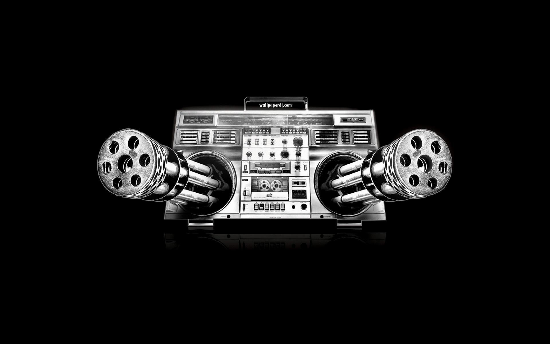 Boombox, Casse, Bianco e nero, 1920x1200, sfondo per PC