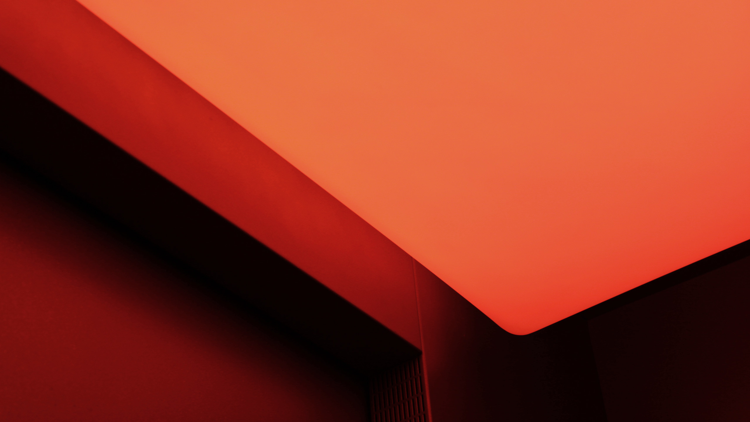 Geometria, Arancione, Minimalismo, 2K, wallpaper per PC