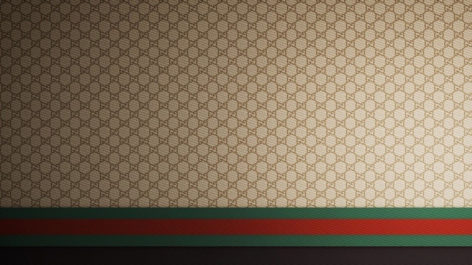 Gucci, Monogramma GG, Banda web, Beige, 1920x1080, sfondo per PC