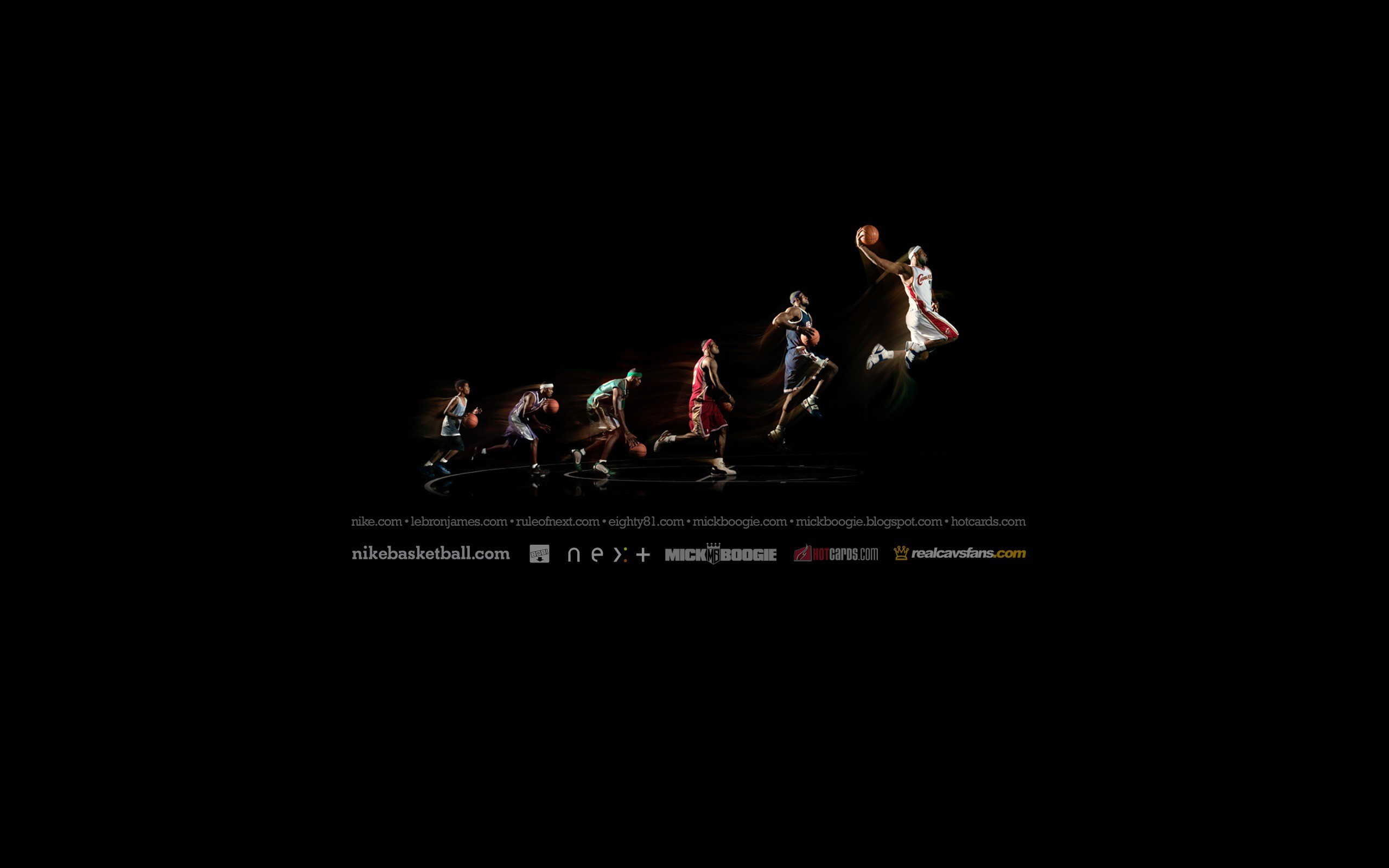 Schiacciata, Sequenza, Giocatore di basket, Sfondo nero, 2K, wallpaper desktop