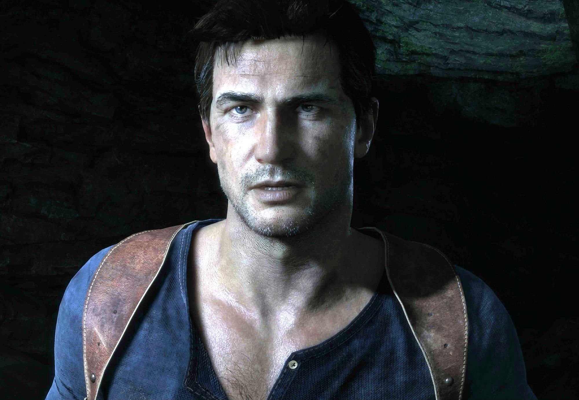 Nathan Drake, Uncharted 4, Primo piano, Grotta, Full HD, sfondo Windows 11