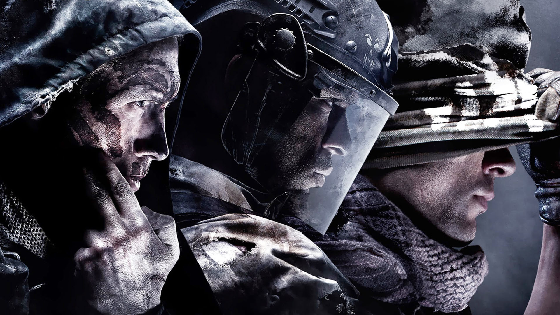 Call of Duty: Ghosts, Call of Duty, Soldati, Primo piano, Passamontagna, sfondo Full HD per computer