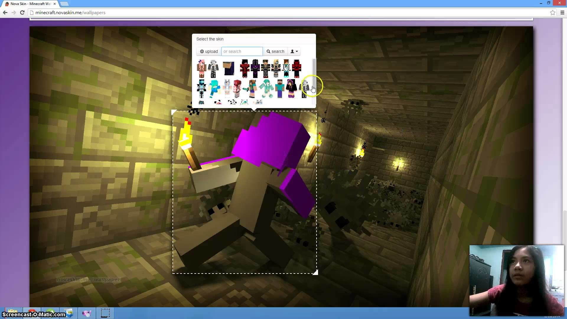 Minecraft, Nova Skin, Skin, Schermata, Miniera, 1920x1080, sfondo per PC