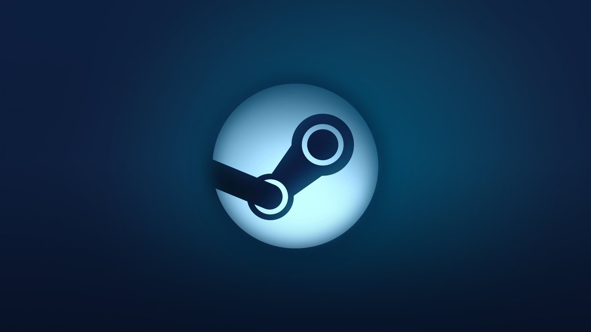 Logo Steam, Steam, Blu, Full HD 1080p, sfondo desktop