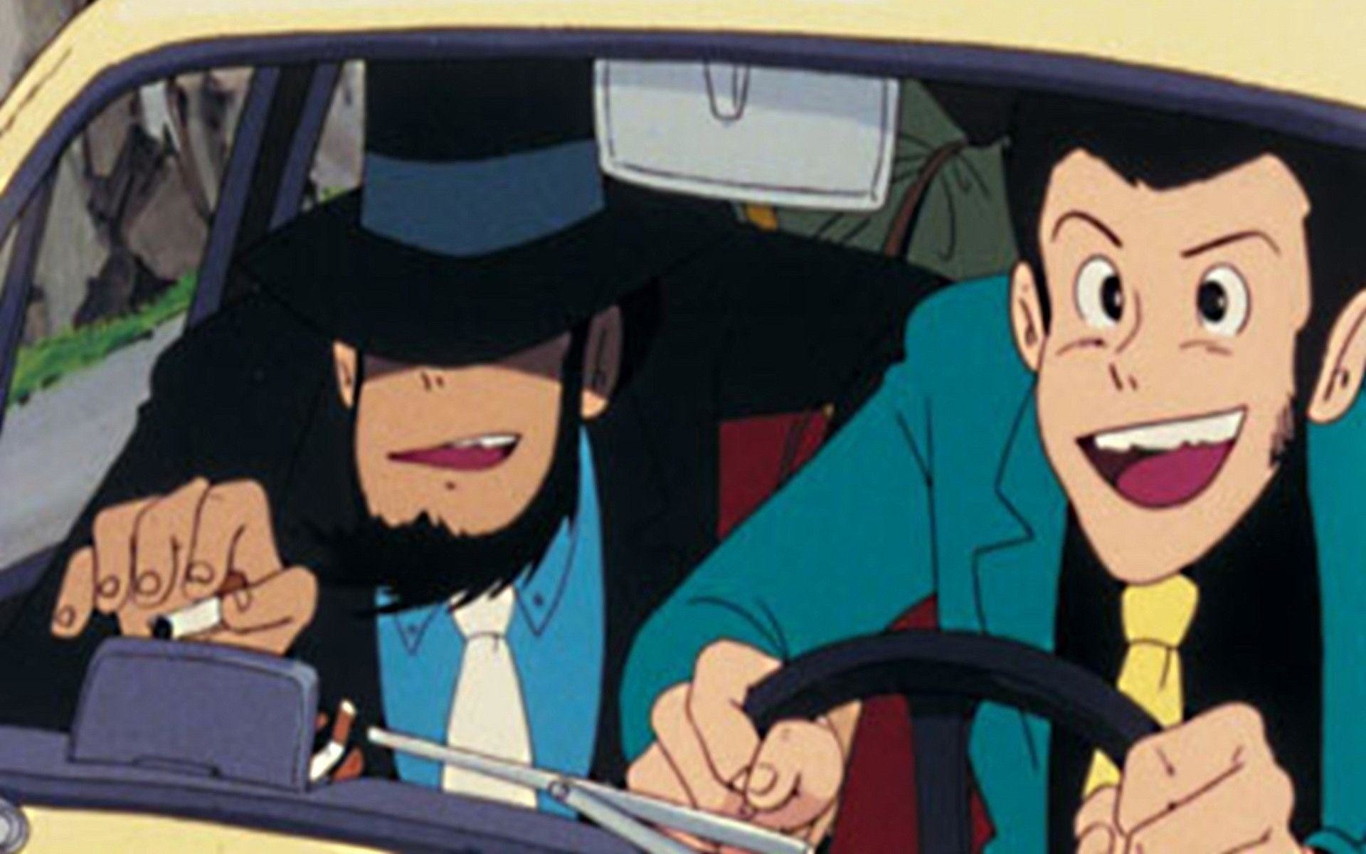 Lupin III, Daisuke Jigen, Fiat 500, Anime, 1920x1200, sfondo per PC