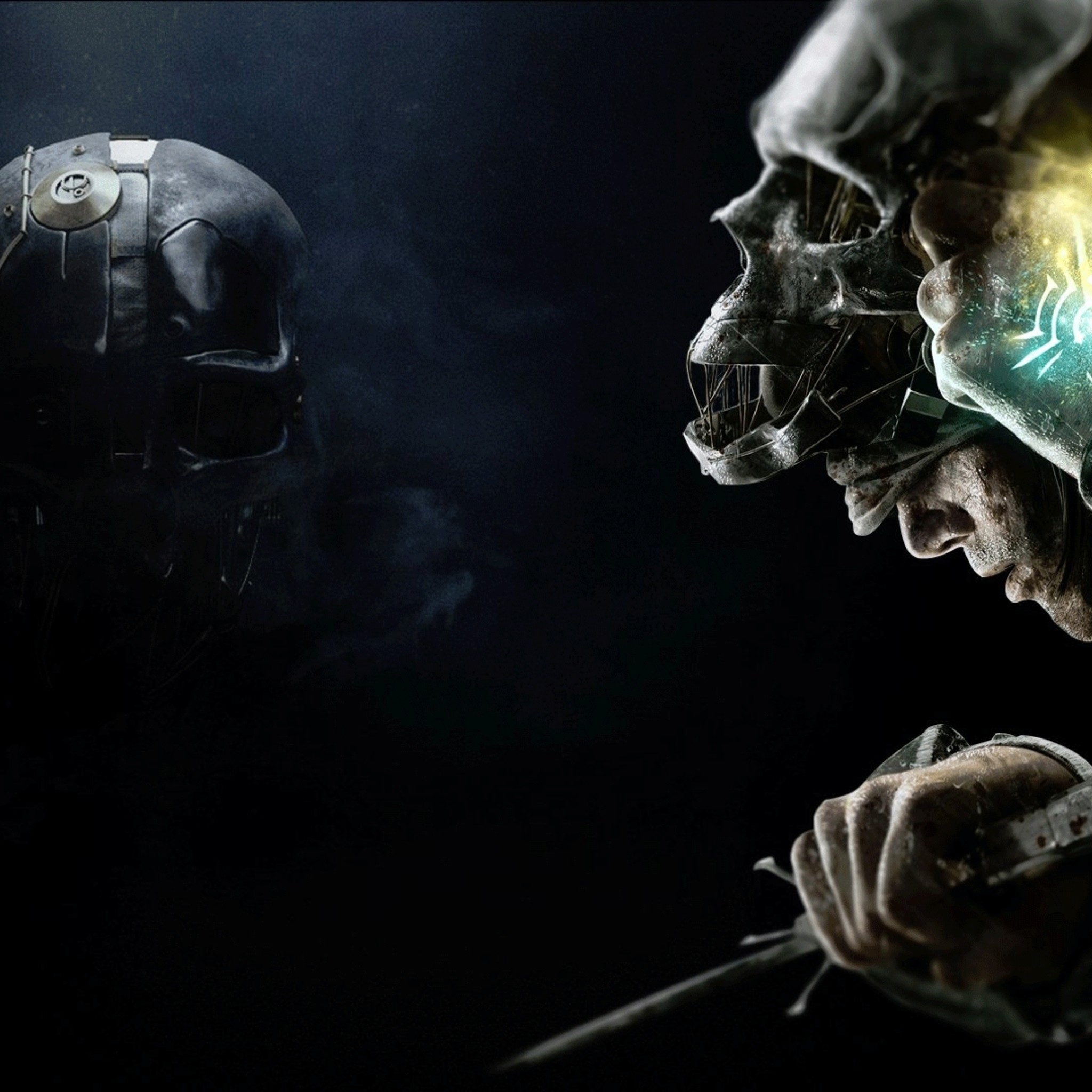 Corvo Attano, Dishonored, Maschera, Pugnale, sfondo per iPad e tablet