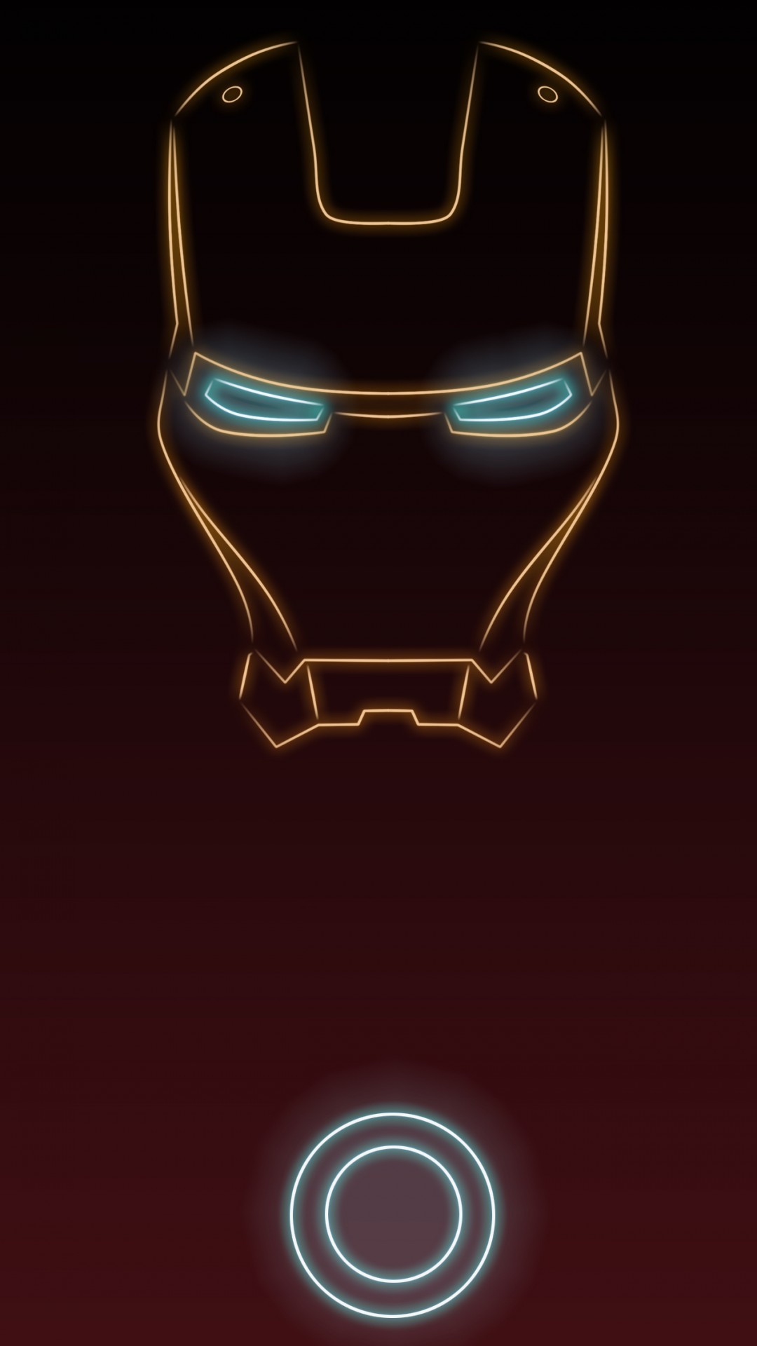Iron Man, Elmo, Reattore Arc, Minimalismo, Full HD, sfondo per iPhone e Android