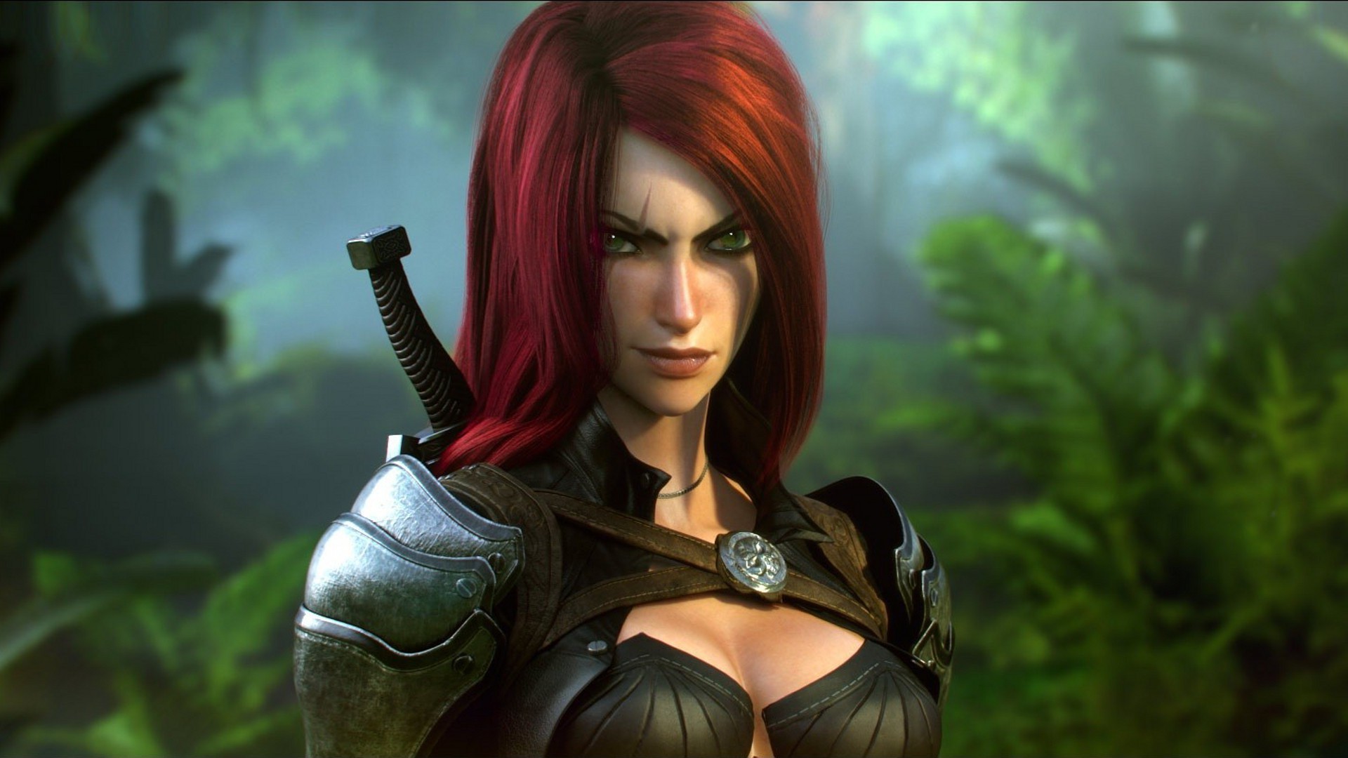 Katarina, League of Legends, Giungla, 3D, Full HD, sfondo desktop