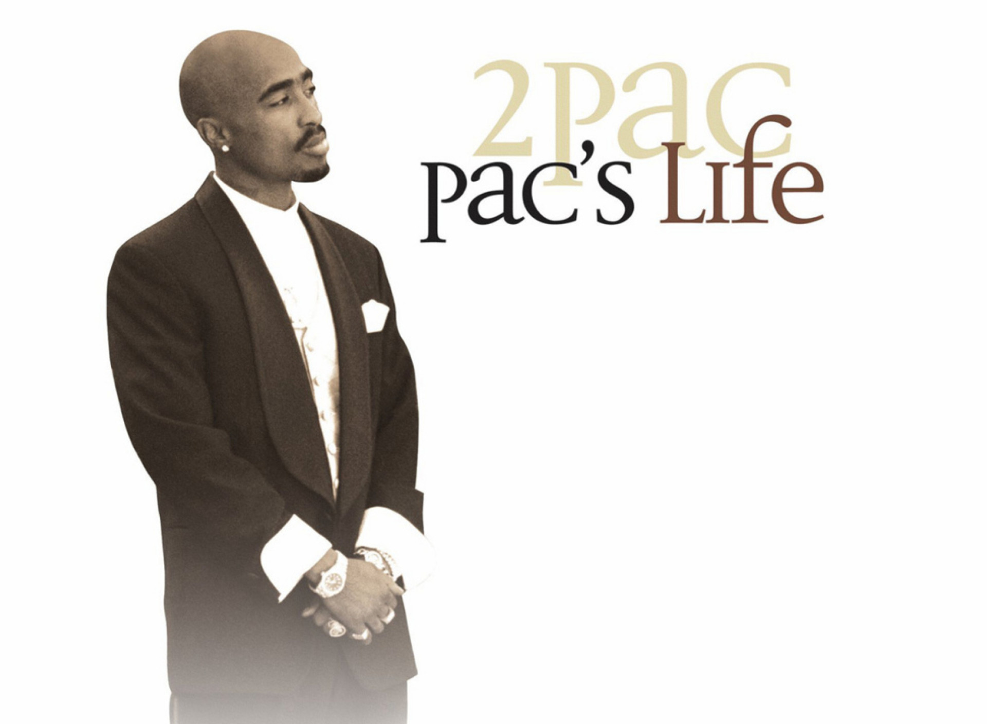 Tupac Shakur, Pac's Life, Smoking, Sfondo bianco, Full HD, wallpaper per PC