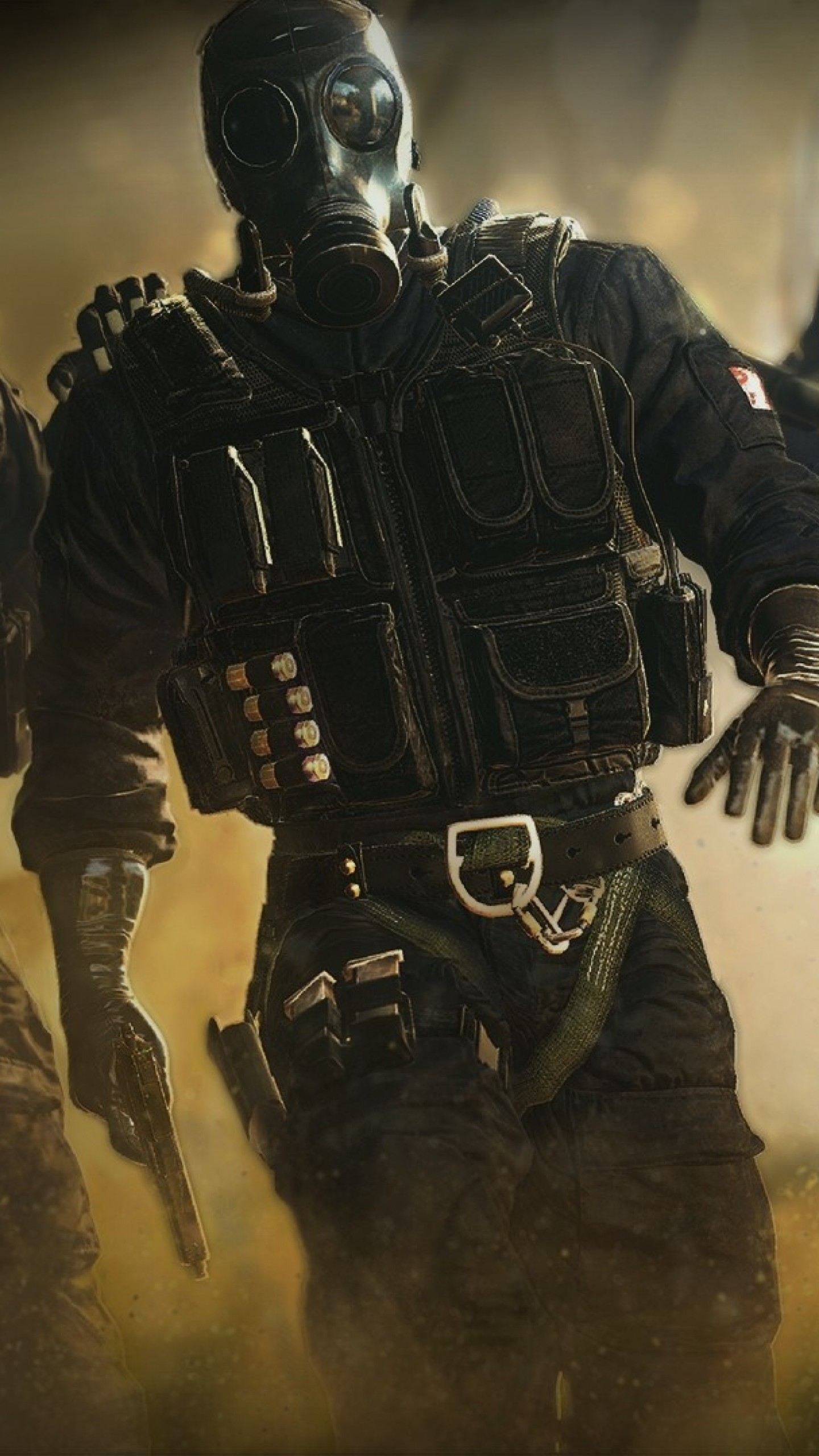 Tom Clancy's Rainbow Six Siege, Operatore, Maschera antigas, QHD+, sfondo per iPhone e Android