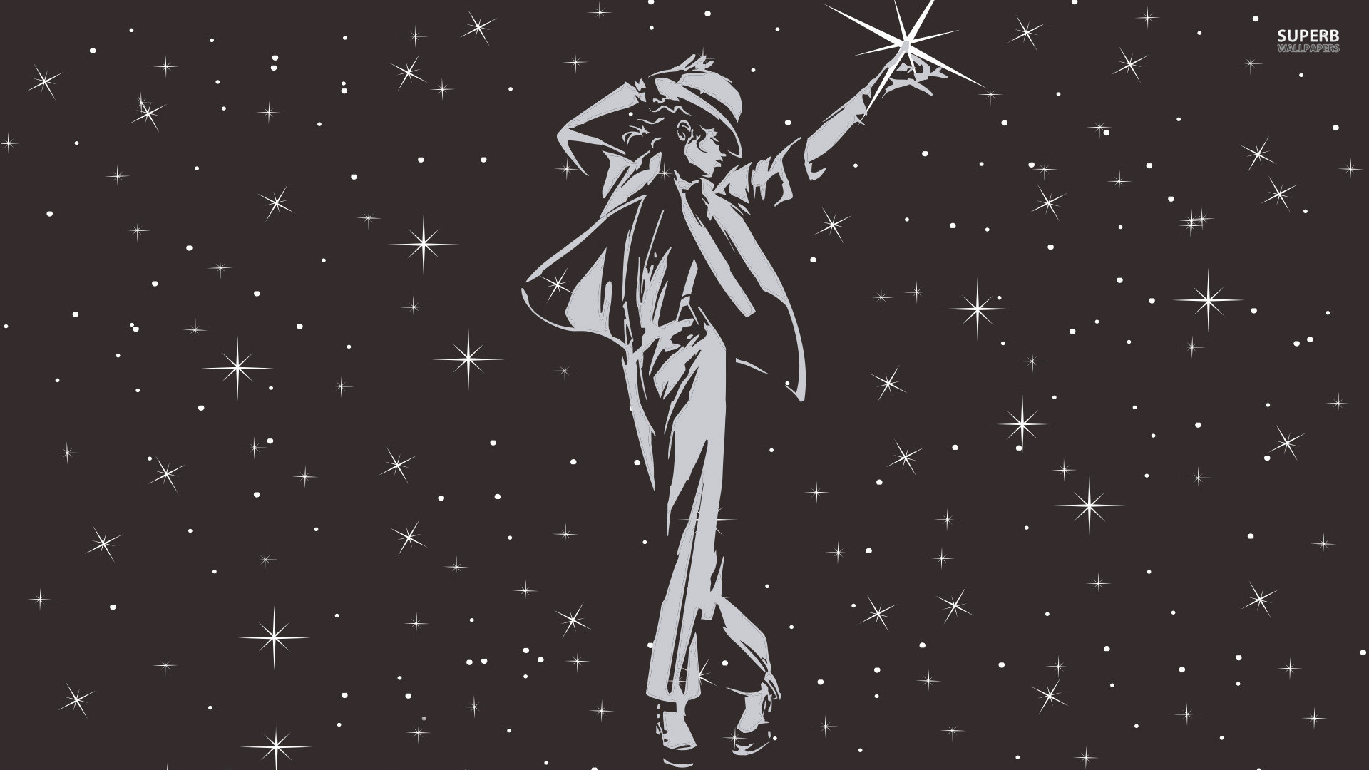 Michael Jackson, Disegno, Stelle, Ballo, Full HD, sfondo Windows 11