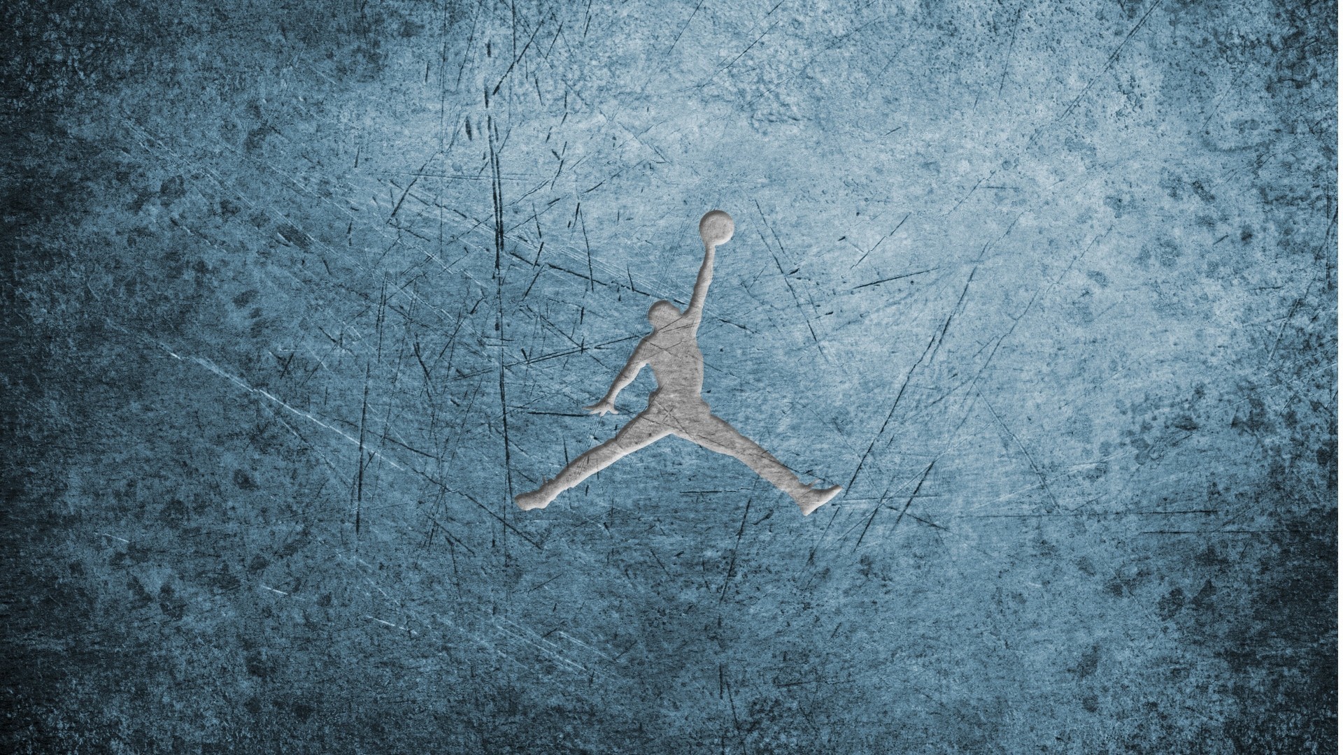 Jumpman, Air Jordan, Texture, Blu, 1920x1080, sfondo per PC