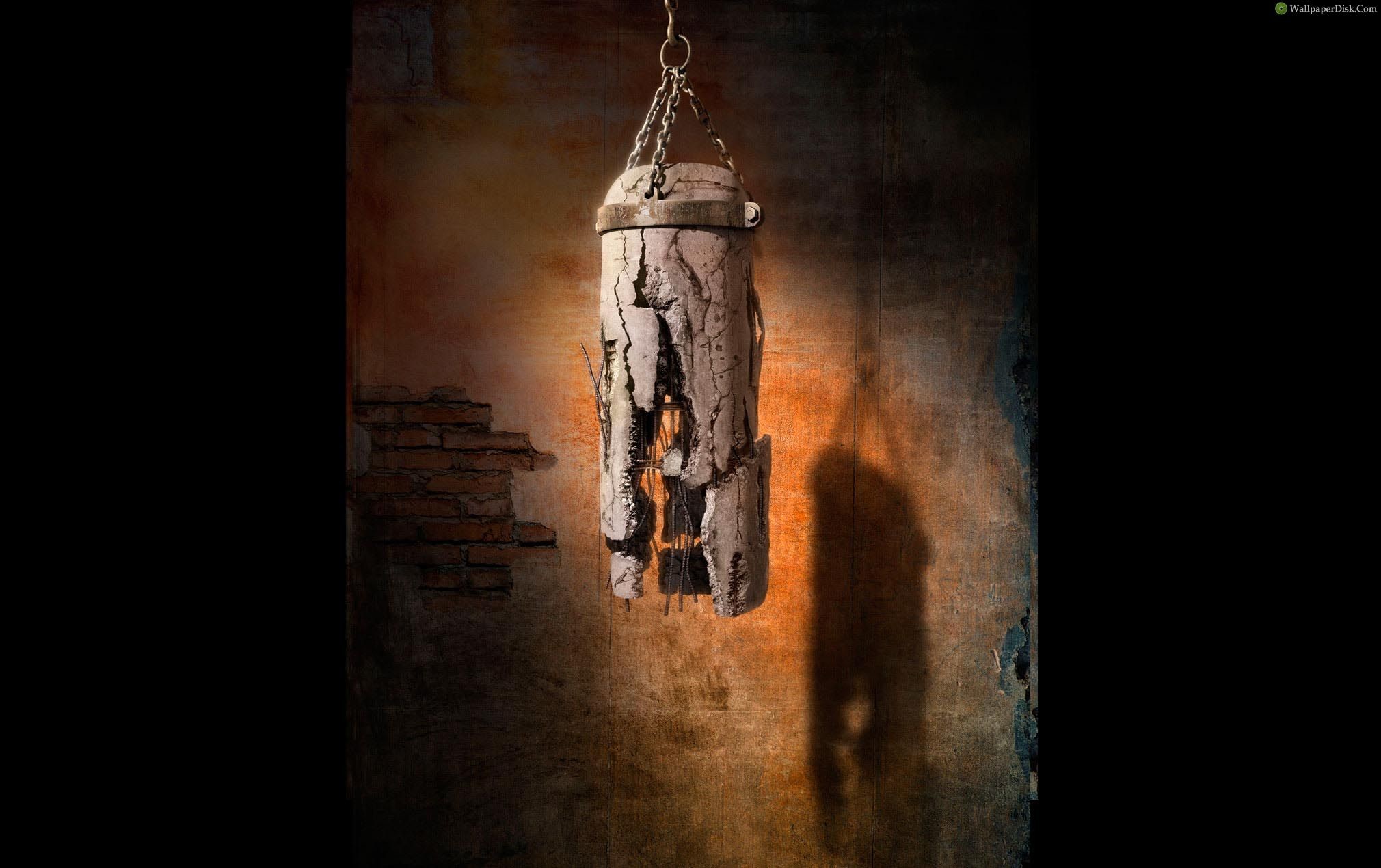 Sacco da boxe, Vintage, Muro, 2020x1270, sfondo MacBook Pro