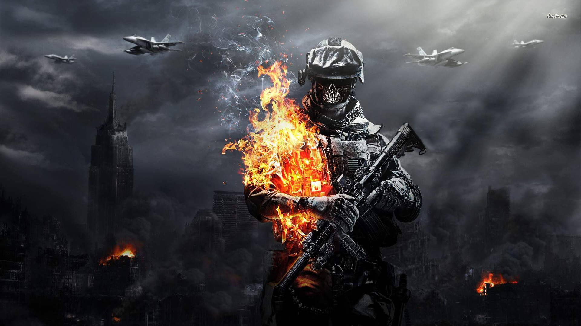 Battlefield, Soldato, Fuoco, Guerra, Videogioco, wallpaper PC
