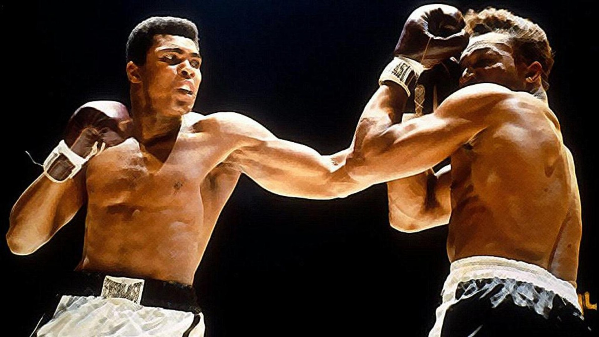 Muhammad Ali, Incontro di boxe, Guantoni, Pugni, Full HD, sfondo per portatile