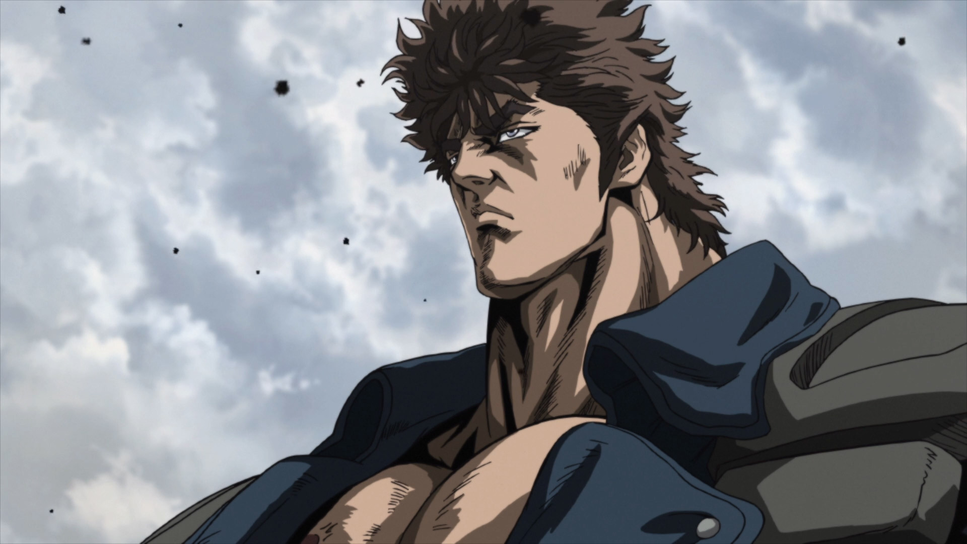 Kenshiro, Ken il guerriero, Cielo nuvoloso, Anime, Full HD, sfondo per PC