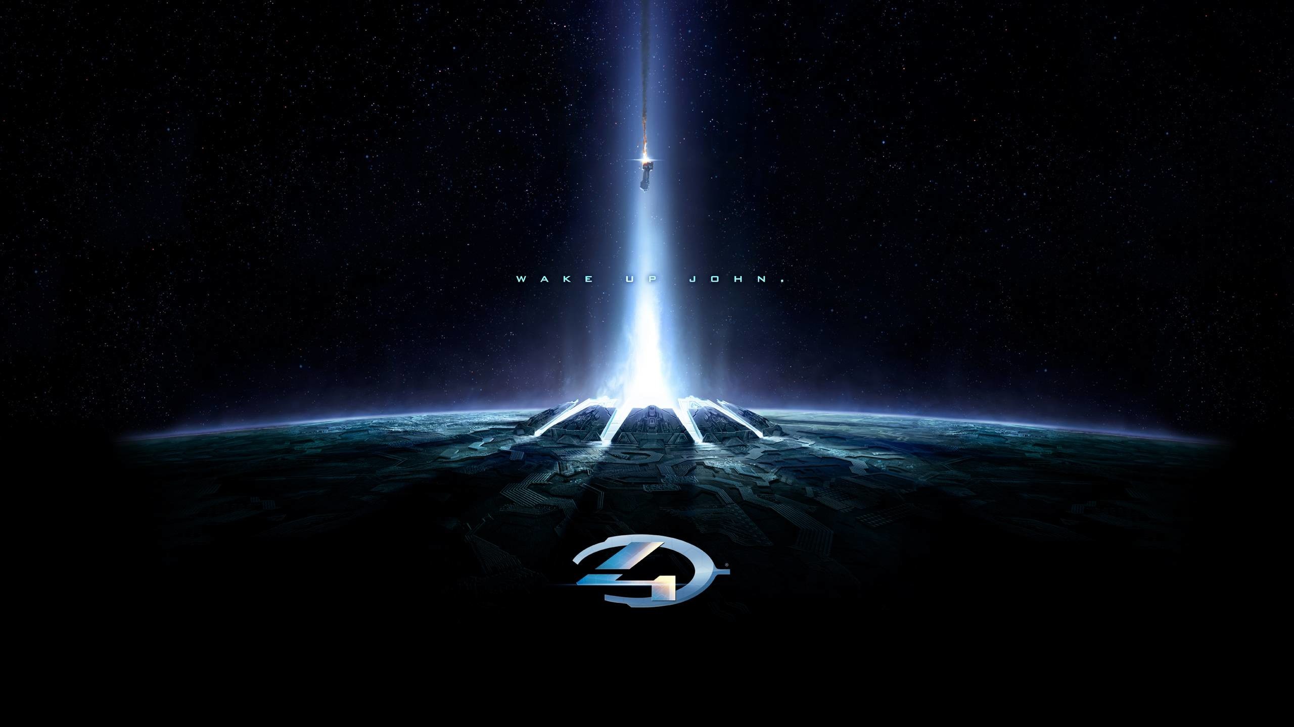 Halo 4, Logo, Pianeta, Spazio, sfondo per iMac