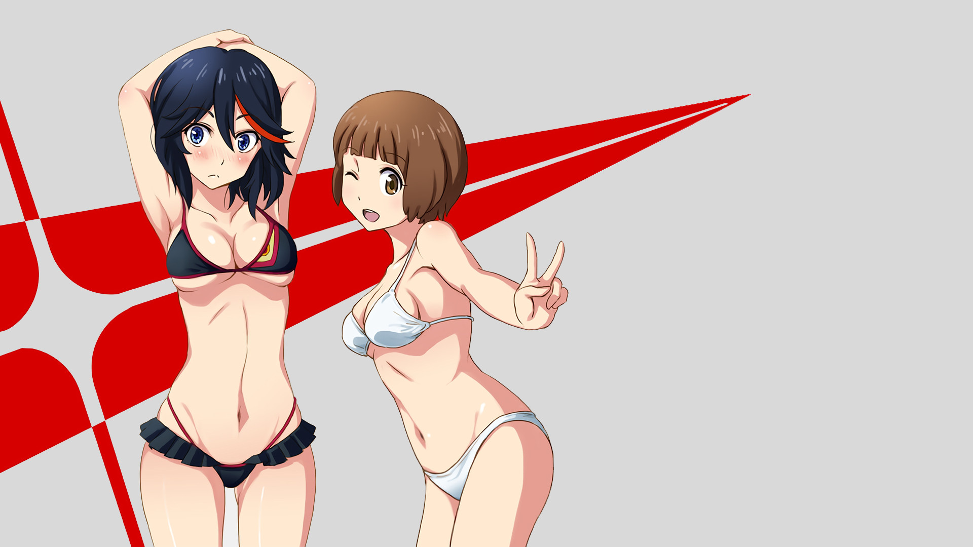 Ryuko Matoi, Mako Mankanshoku, Kill la Kill, Bikini, Full HD, sfondo per PC e portatile