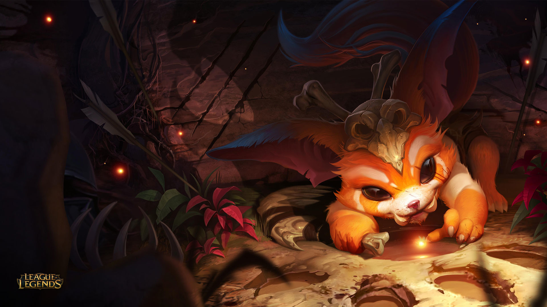 Gnar, League of Legends, Arte ufficiale, 1920x1080, wallpaper desktop