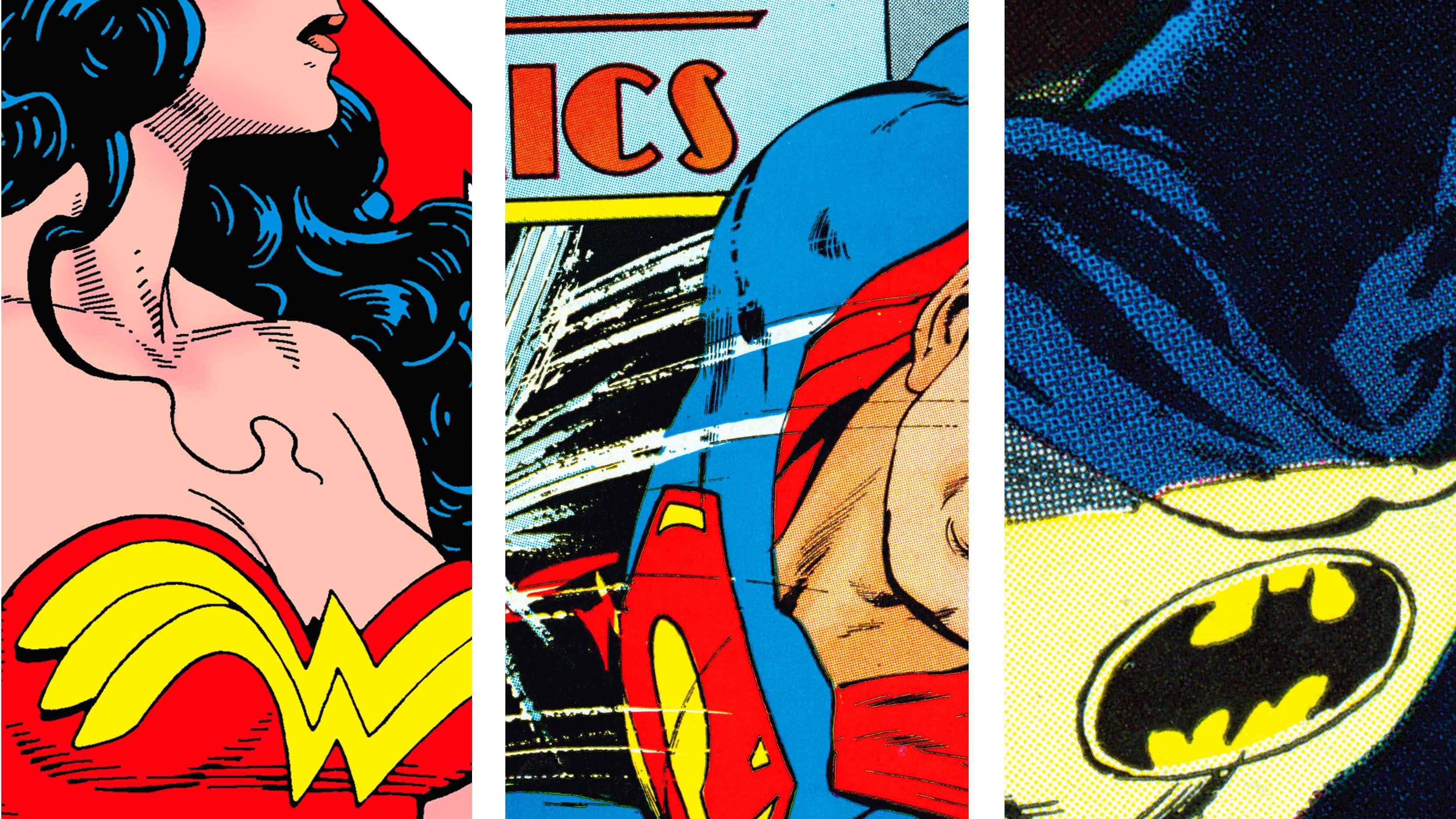 Wonder Woman, Superman, Batman, DC Comics, Fumetto, wallpaper iPhone 5S