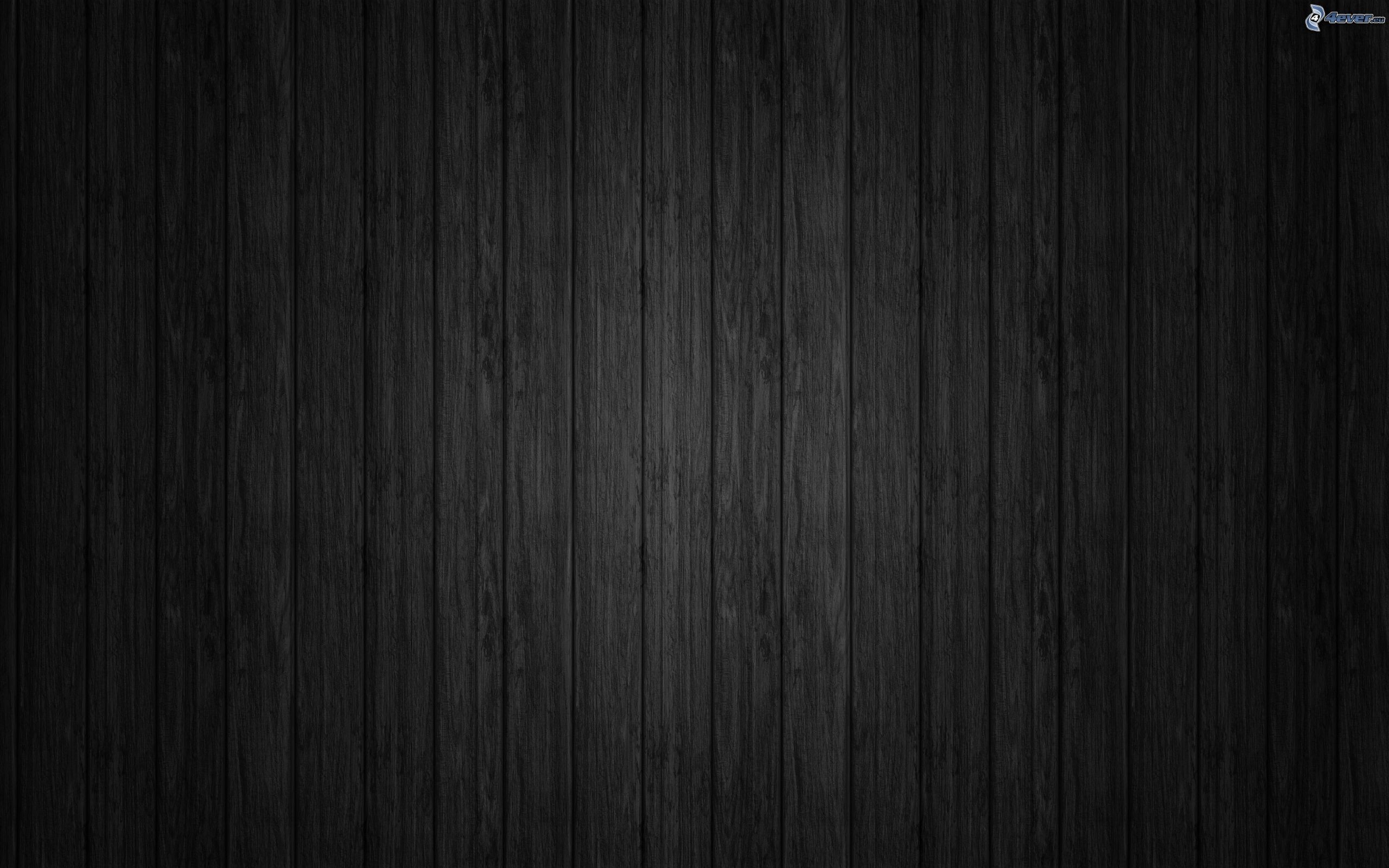 Legno nero, Doghe, Minimalista, 2K, wallpaper per portatile